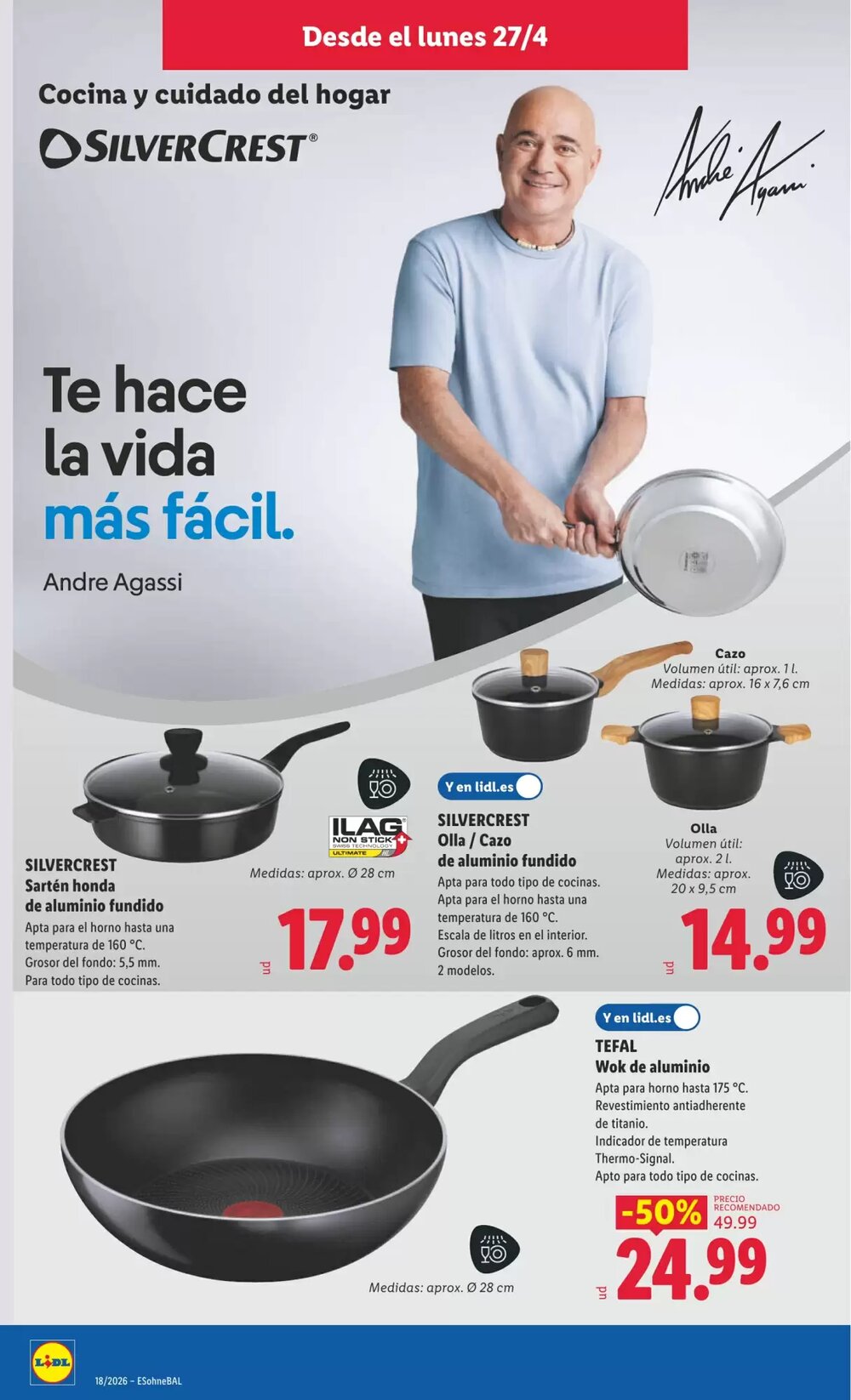 Folleto promocional de Lidl válido desde el 27/04/2026 - Página 8.