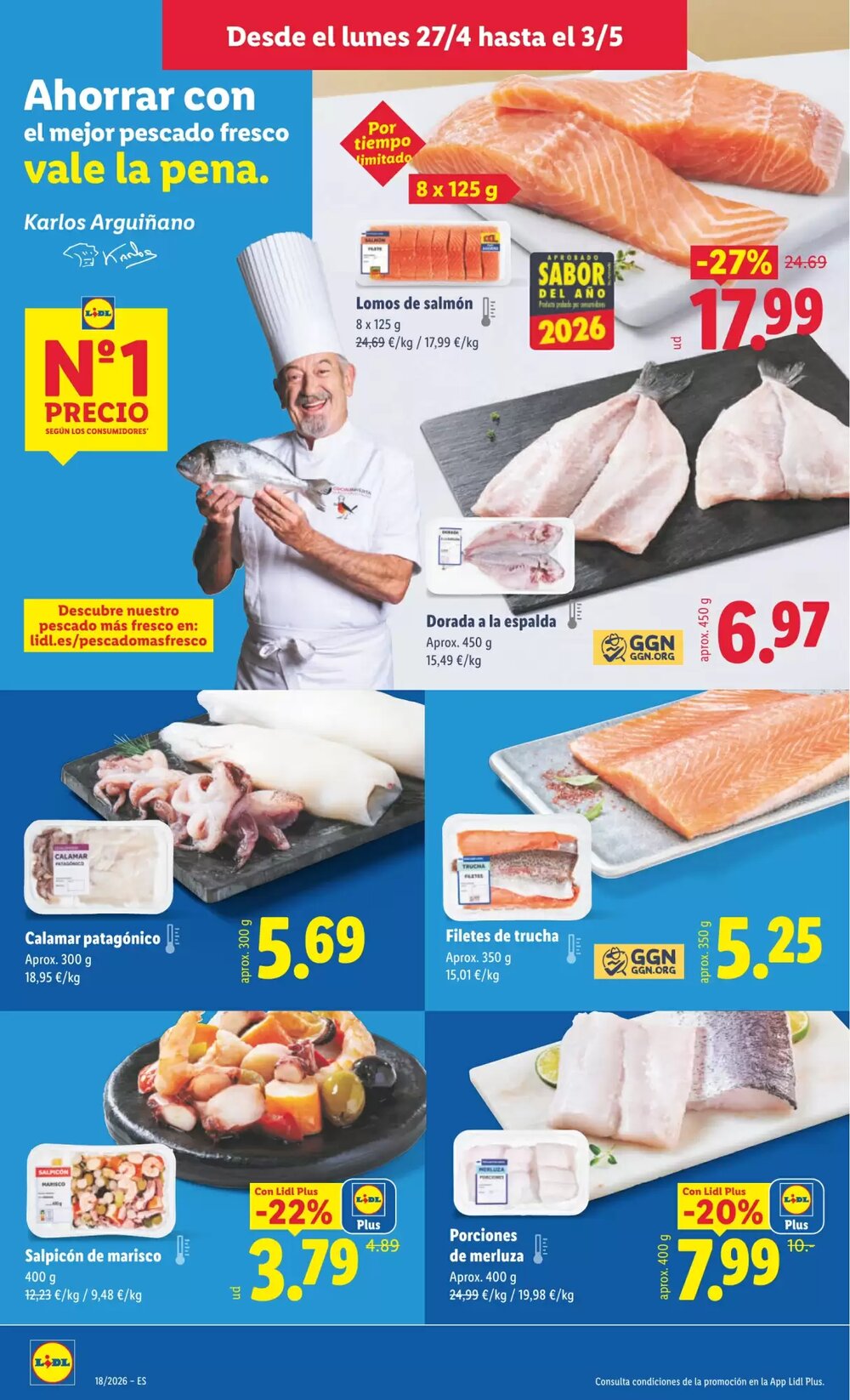Folleto promocional de Lidl válido desde el 27/04/2026 - Página 10.
