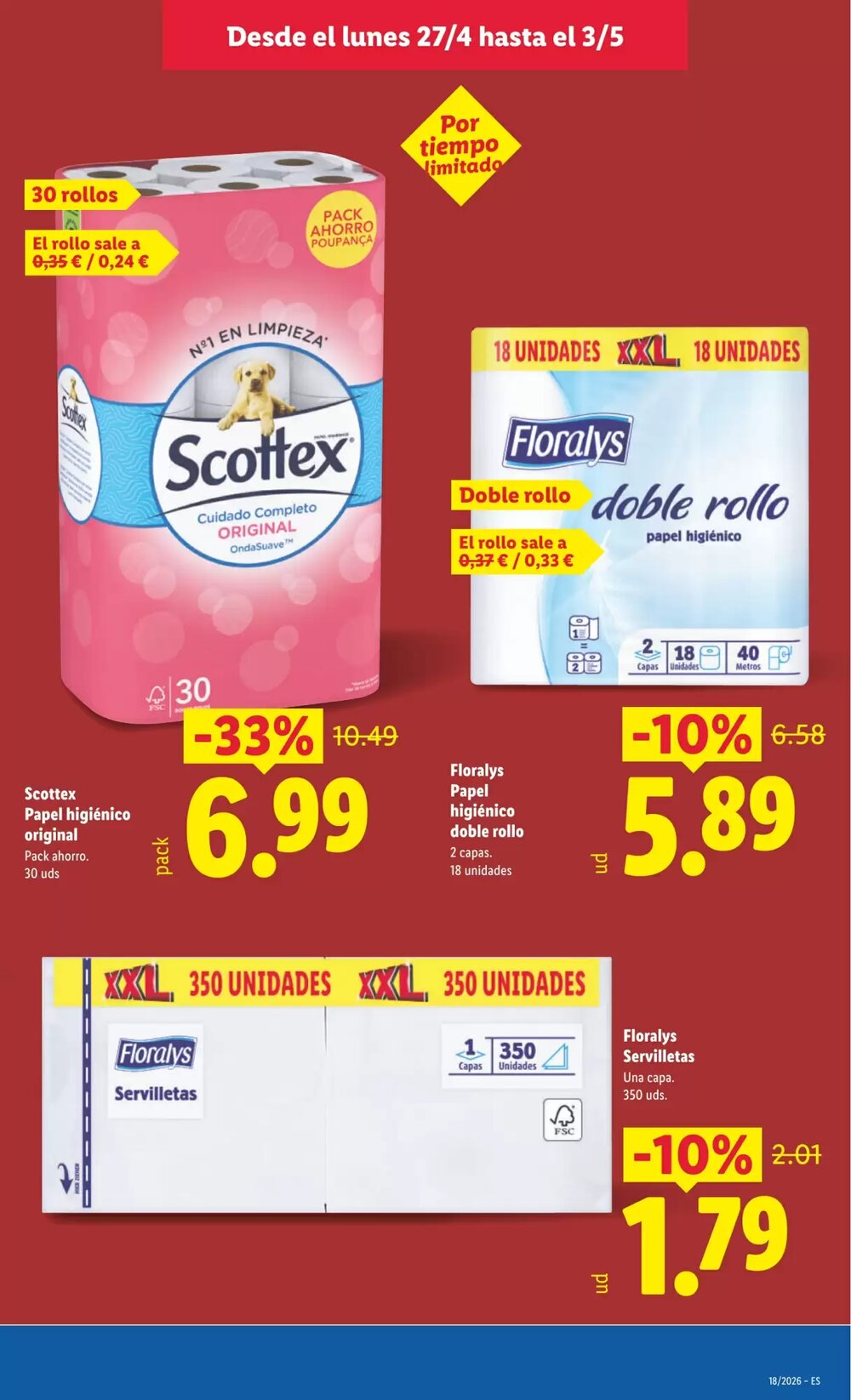 Folleto promocional de Lidl válido desde el 27/04/2026 - Página 15.