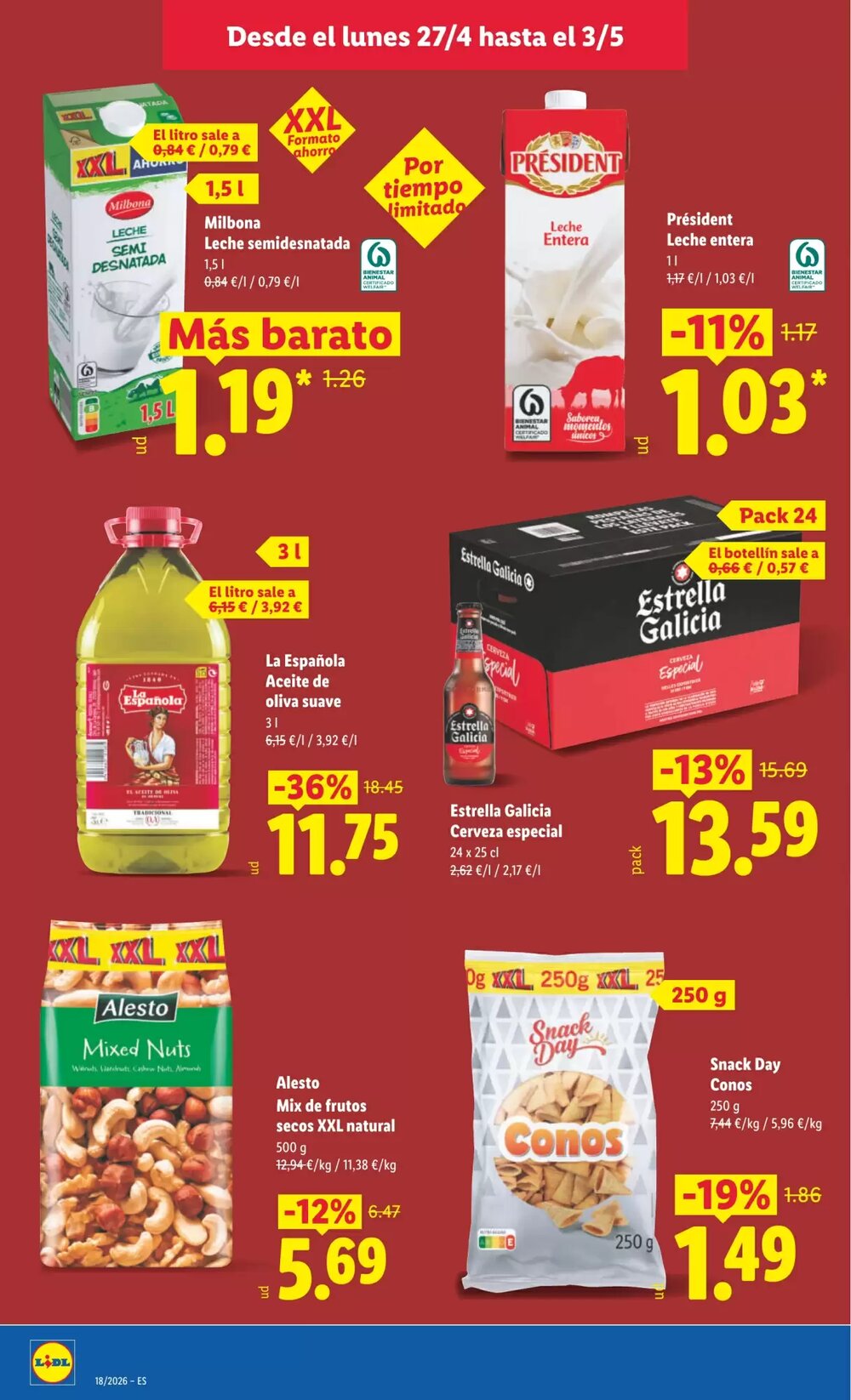 Folleto promocional de Lidl válido desde el 27/04/2026 - Página 16.