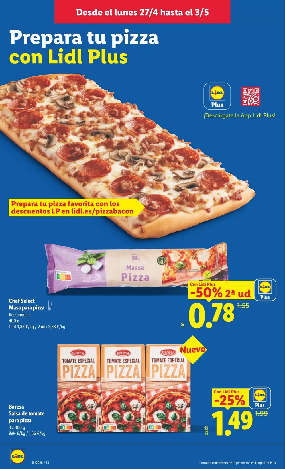 Folleto promocional de Lidl válido desde el 27/04/2026 - Página 18.