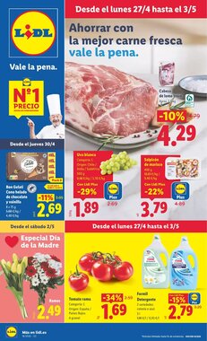 Folleto promocional de Lidl válido desde el 27/04/2026