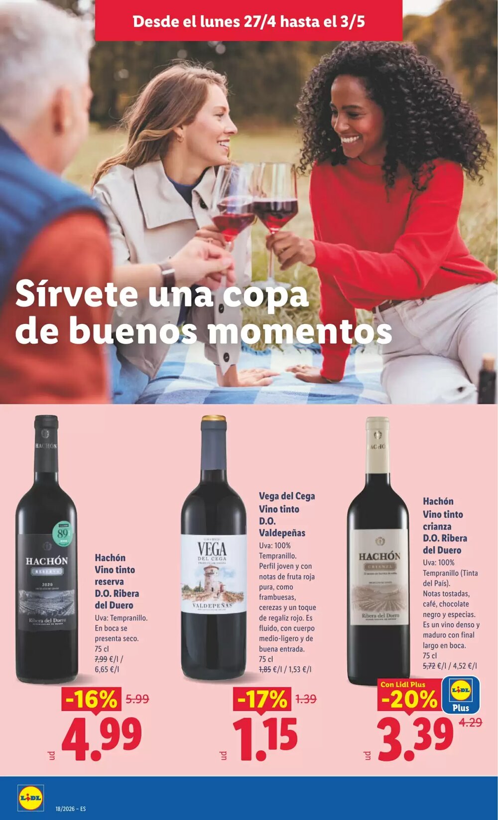 Folleto promocional de Lidl válido desde el 27/04/2026 - Página 22.