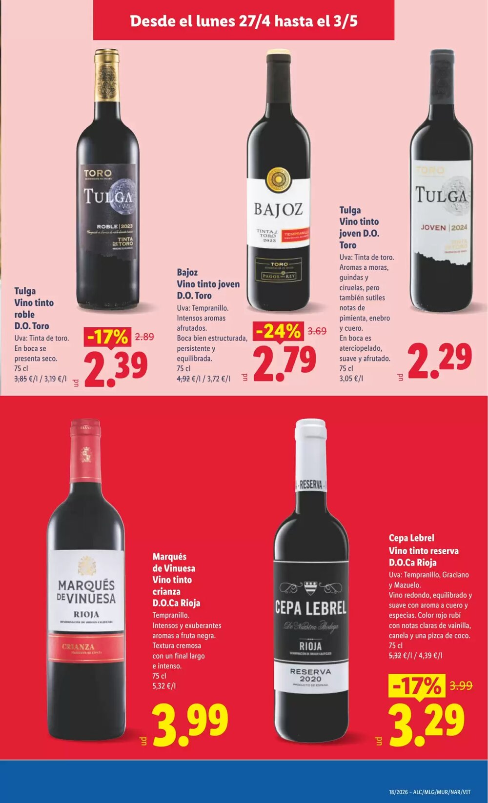 Folleto promocional de Lidl válido desde el 27/04/2026 - Página 23.