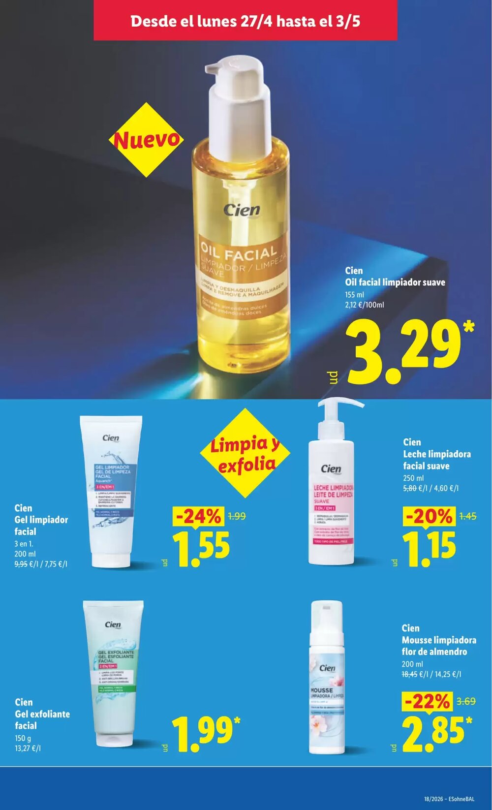 Folleto promocional de Lidl válido desde el 27/04/2026 - Página 27.