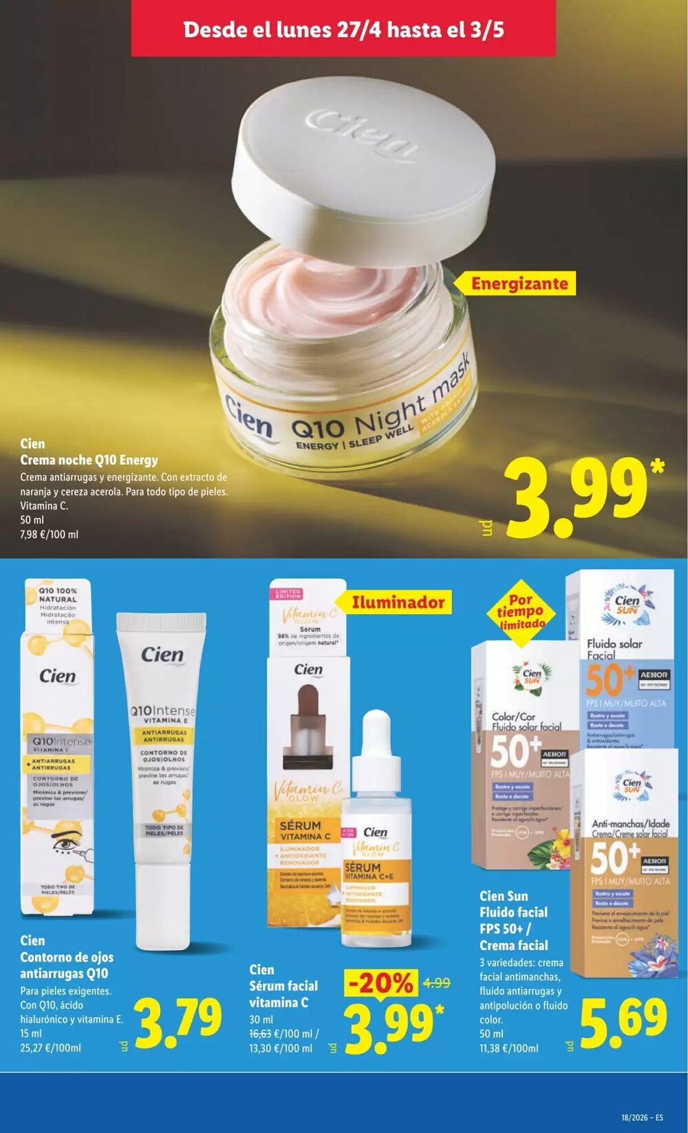 Folleto promocional de Lidl válido desde el 27/04/2026 - Página 29.