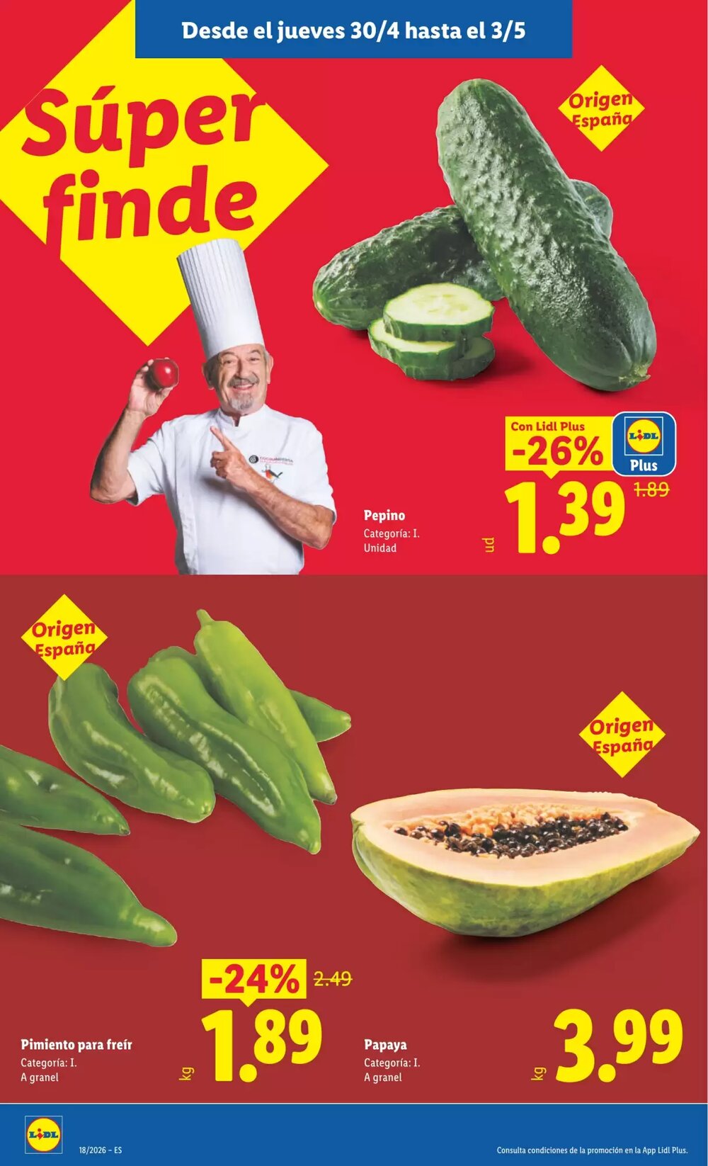 Folleto promocional de Lidl válido desde el 27/04/2026 - Página 30.
