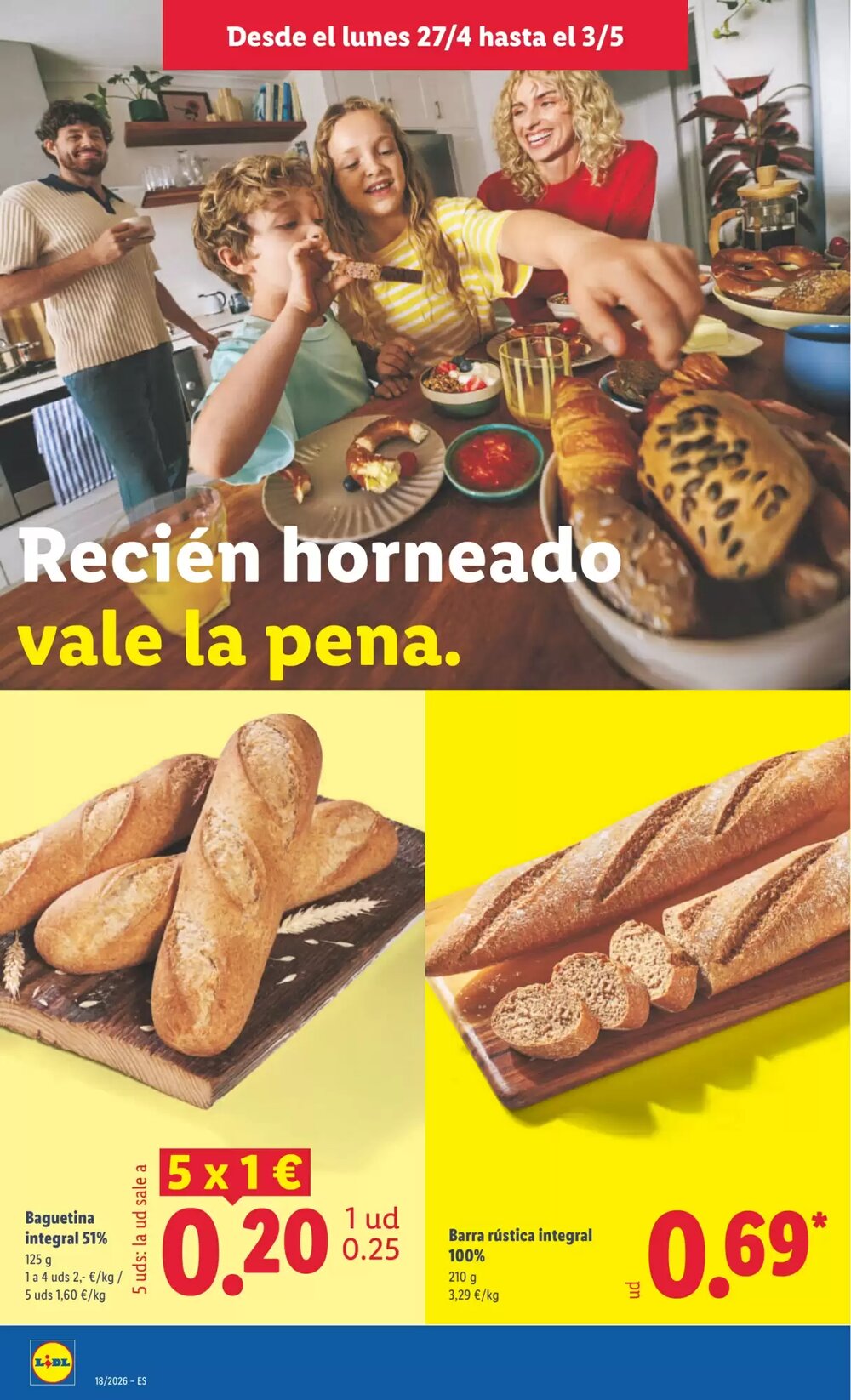 Folleto promocional de Lidl válido desde el 27/04/2026 - Página 4.