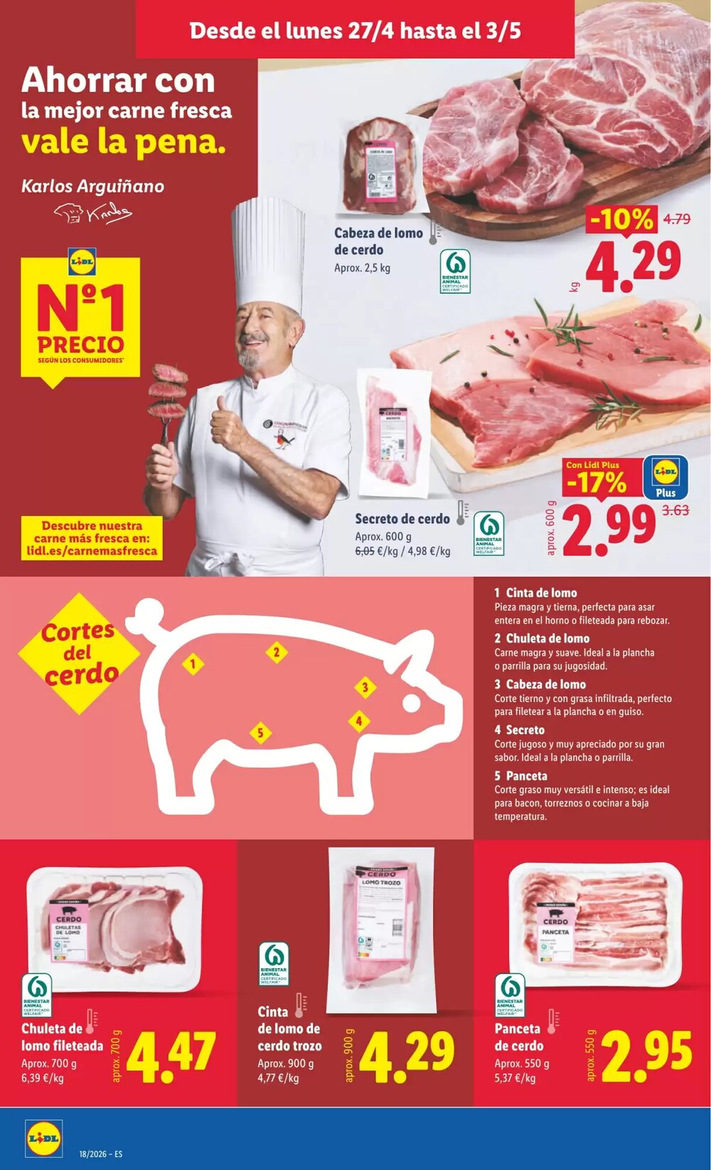 Folleto promocional de Lidl válido desde el 27/04/2026 - Página 6.