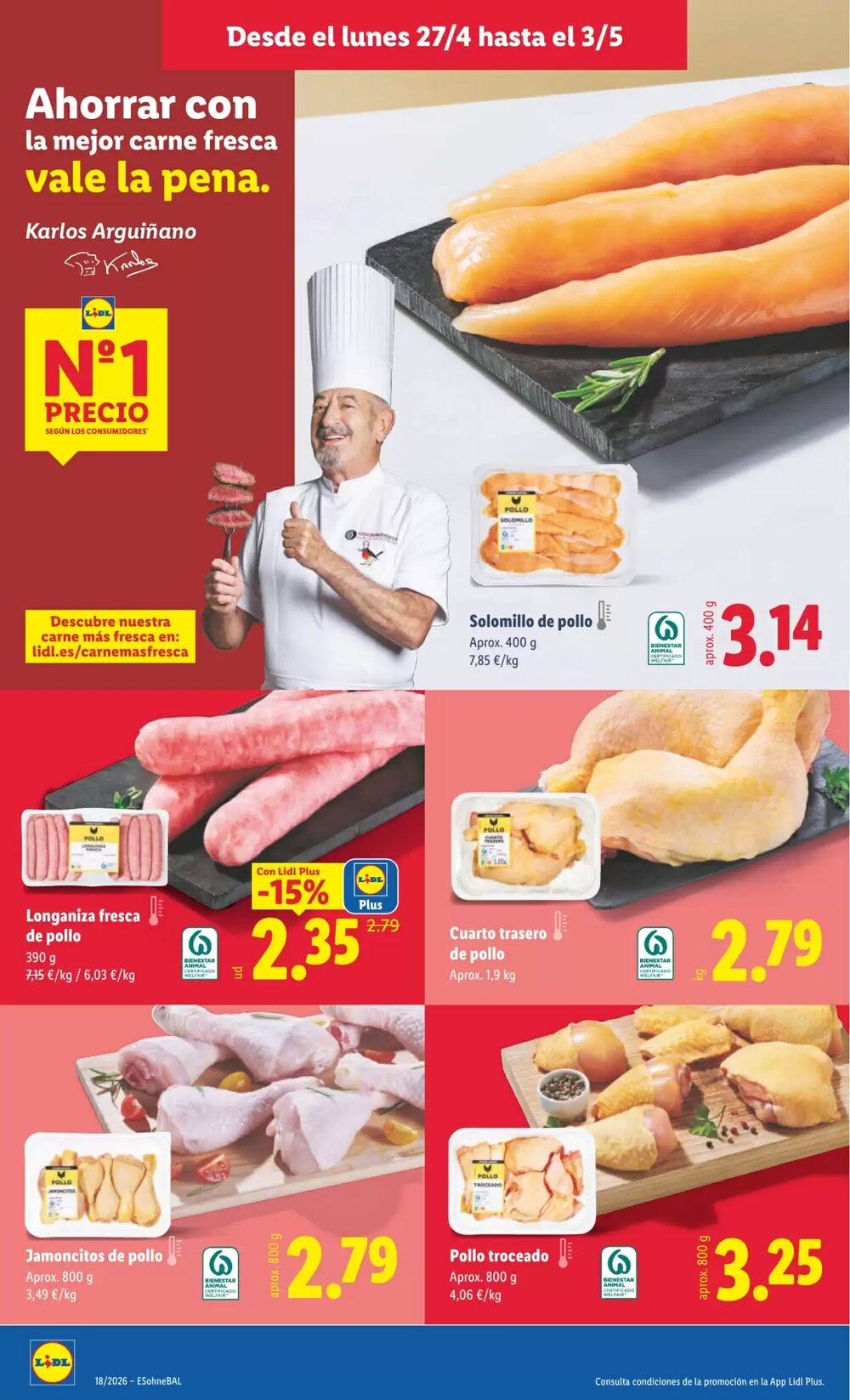 Folleto promocional de Lidl válido desde el 27/04/2026 - Página 8.