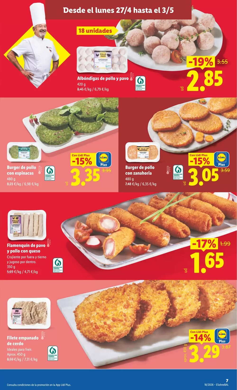 Folleto promocional de Lidl válido desde el 27/04/2026 - Página 9.