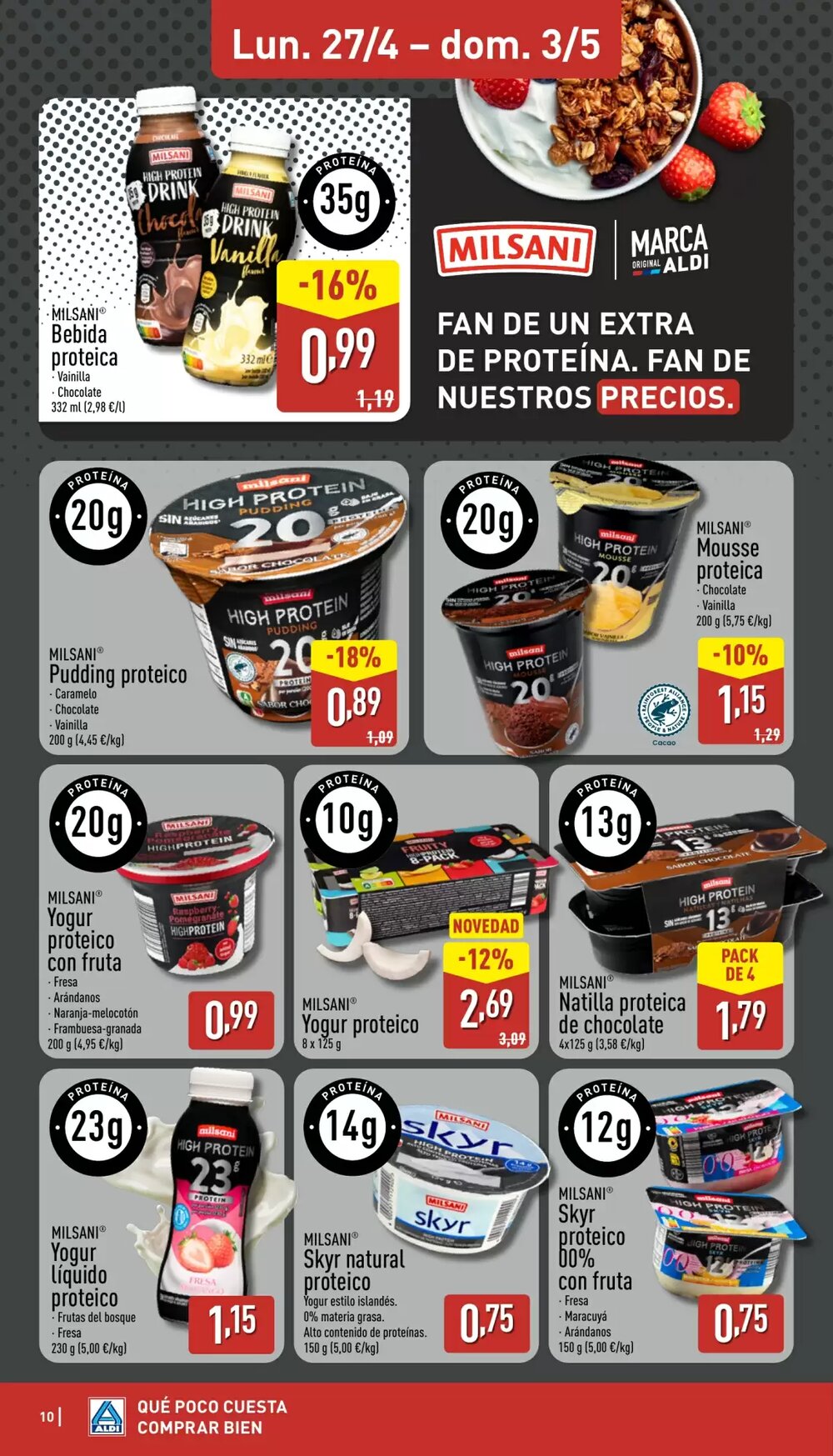 Folleto promocional de ALDI válido desde el 27/04/2026 - Página 10.