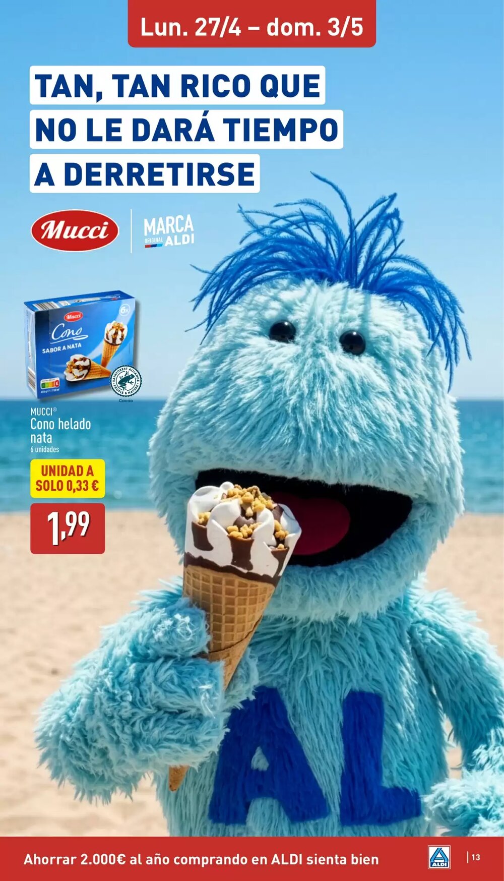 Folleto promocional de ALDI válido desde el 27/04/2026 - Página 13.