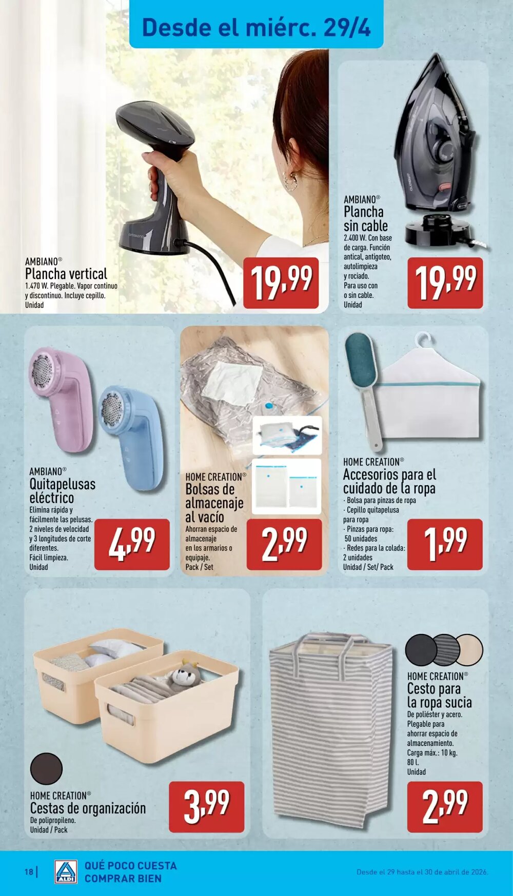 Folleto promocional de ALDI válido desde el 27/04/2026 - Página 18.