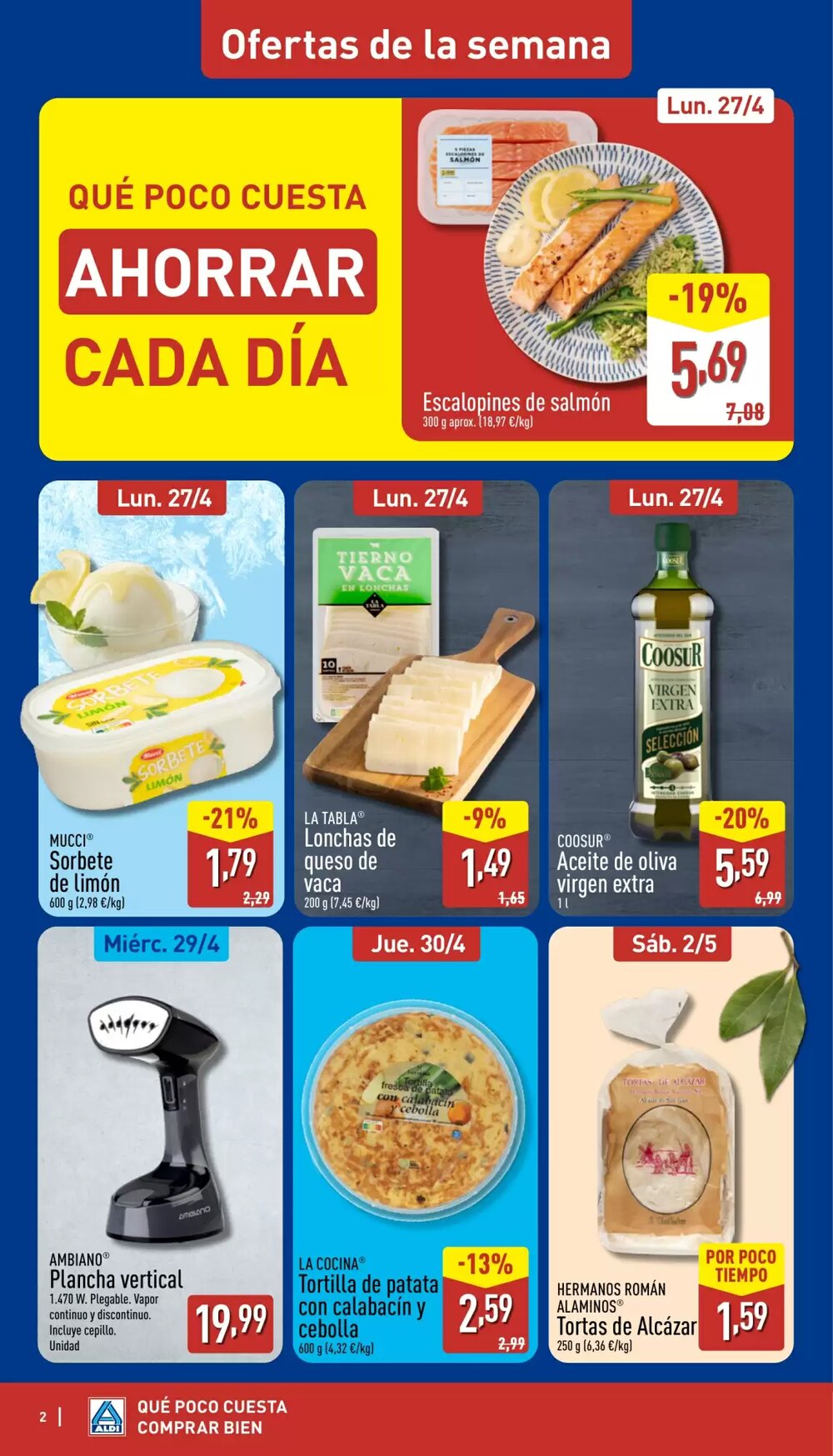 Folleto promocional de ALDI válido desde el 27/04/2026 - Página 2.
