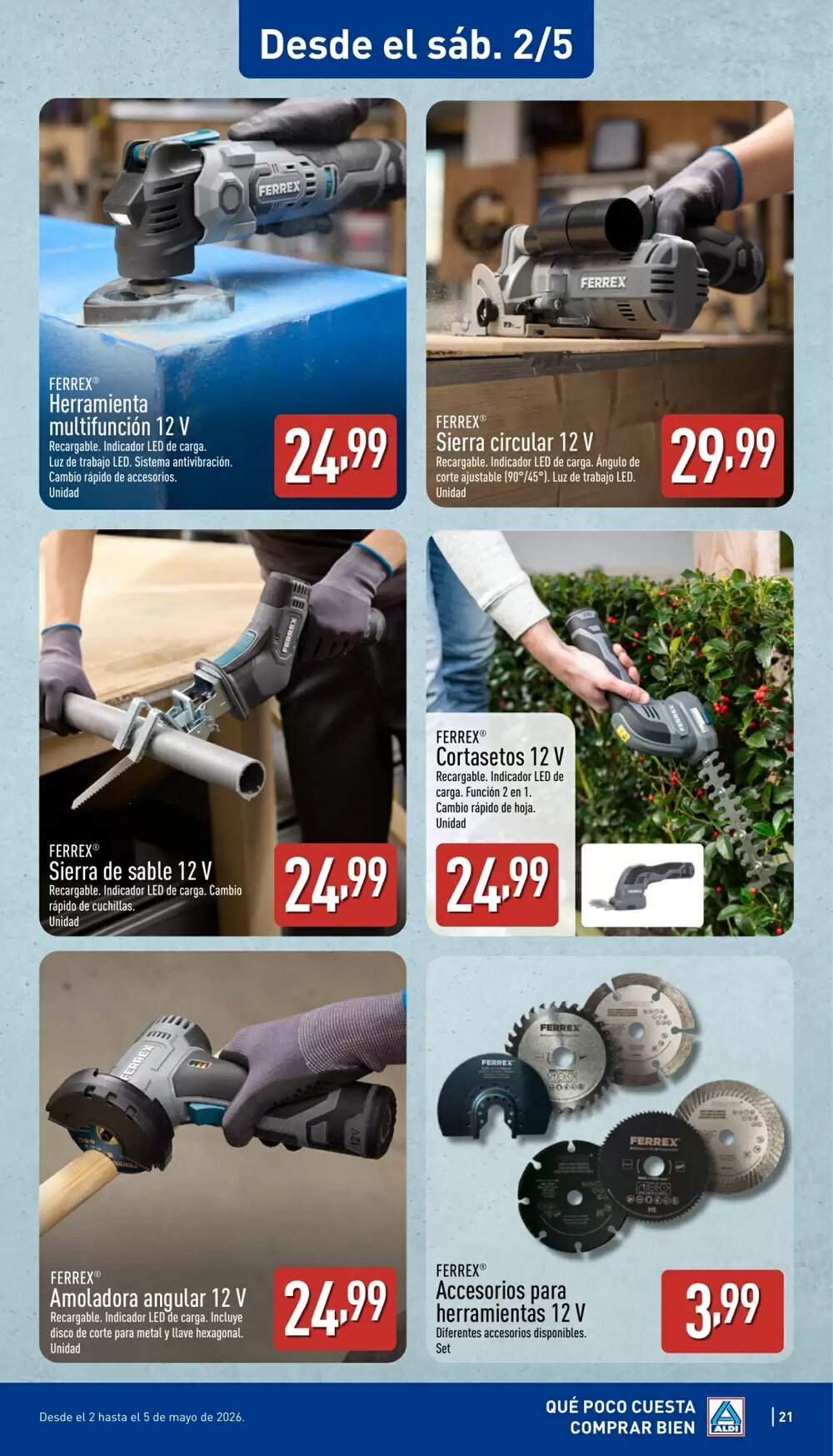 Folleto promocional de ALDI válido desde el 27/04/2026 - Página 21.