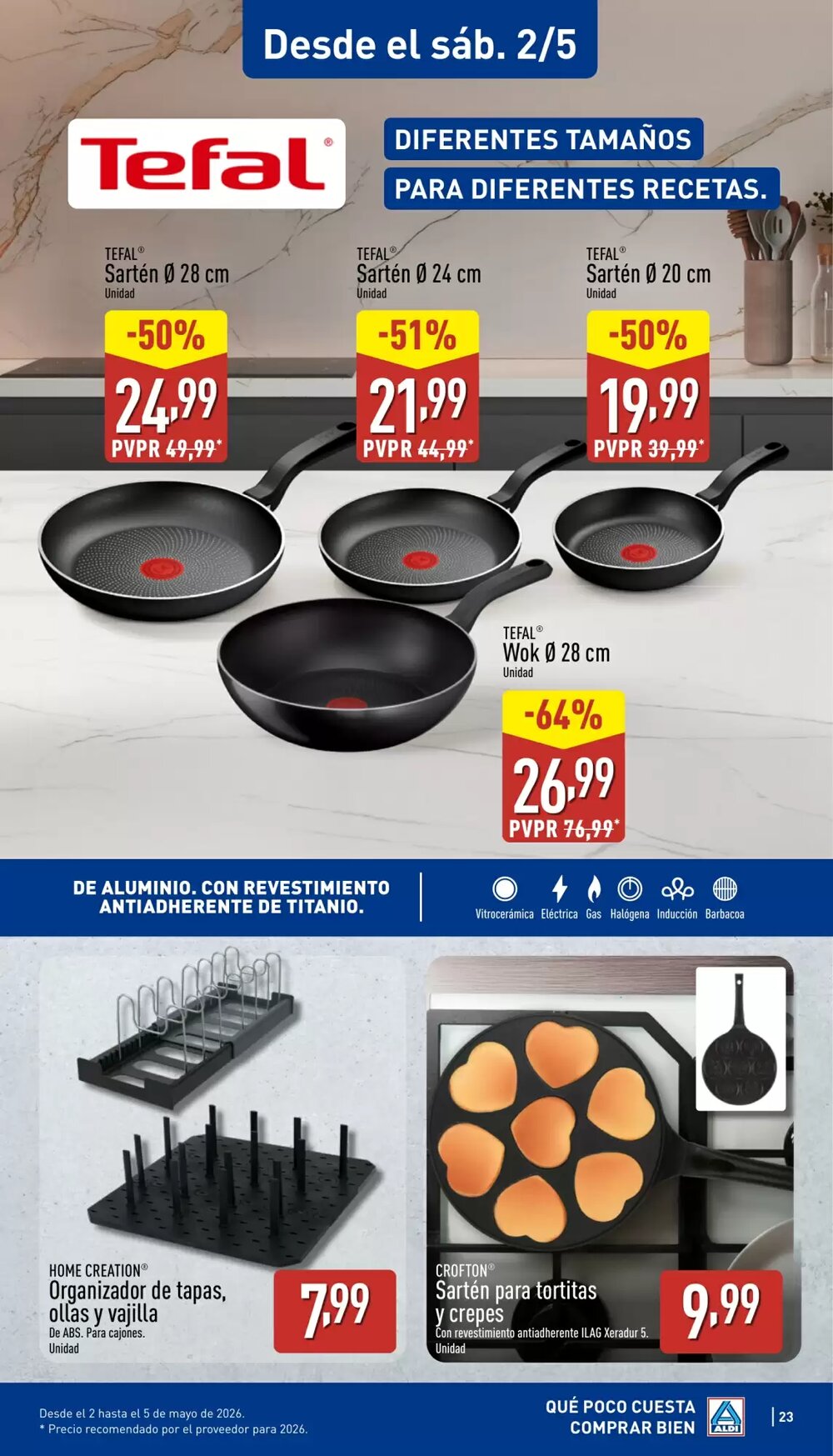 Folleto promocional de ALDI válido desde el 27/04/2026 - Página 23.