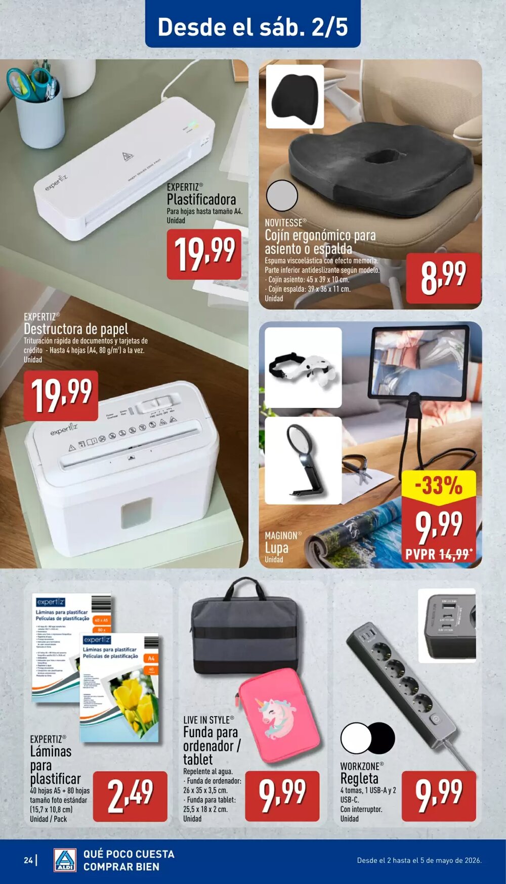 Folleto promocional de ALDI válido desde el 27/04/2026 - Página 24.