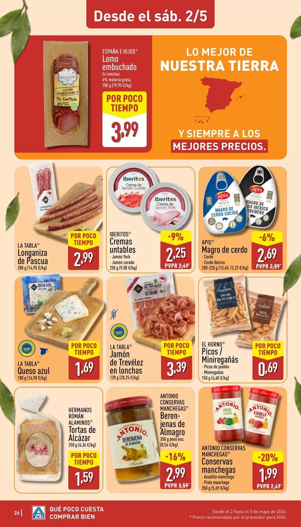 Folleto promocional de ALDI válido desde el 27/04/2026 - Página 26.