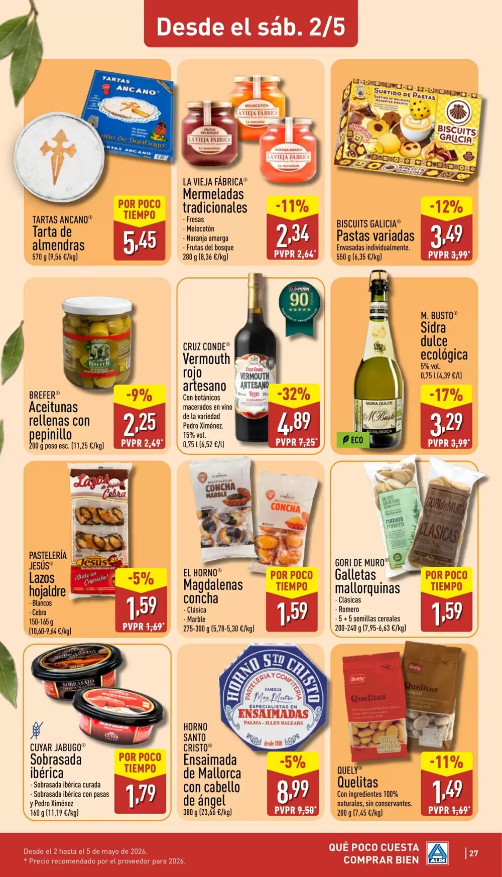 Folleto promocional de ALDI válido desde el 27/04/2026 - Página 27.