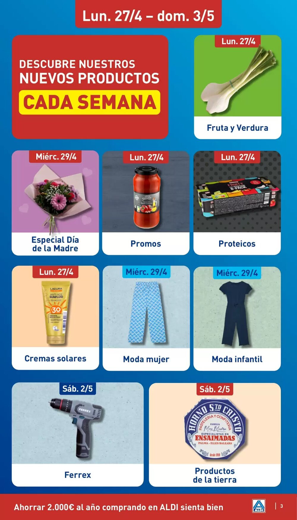 Folleto promocional de ALDI válido desde el 27/04/2026 - Página 3.