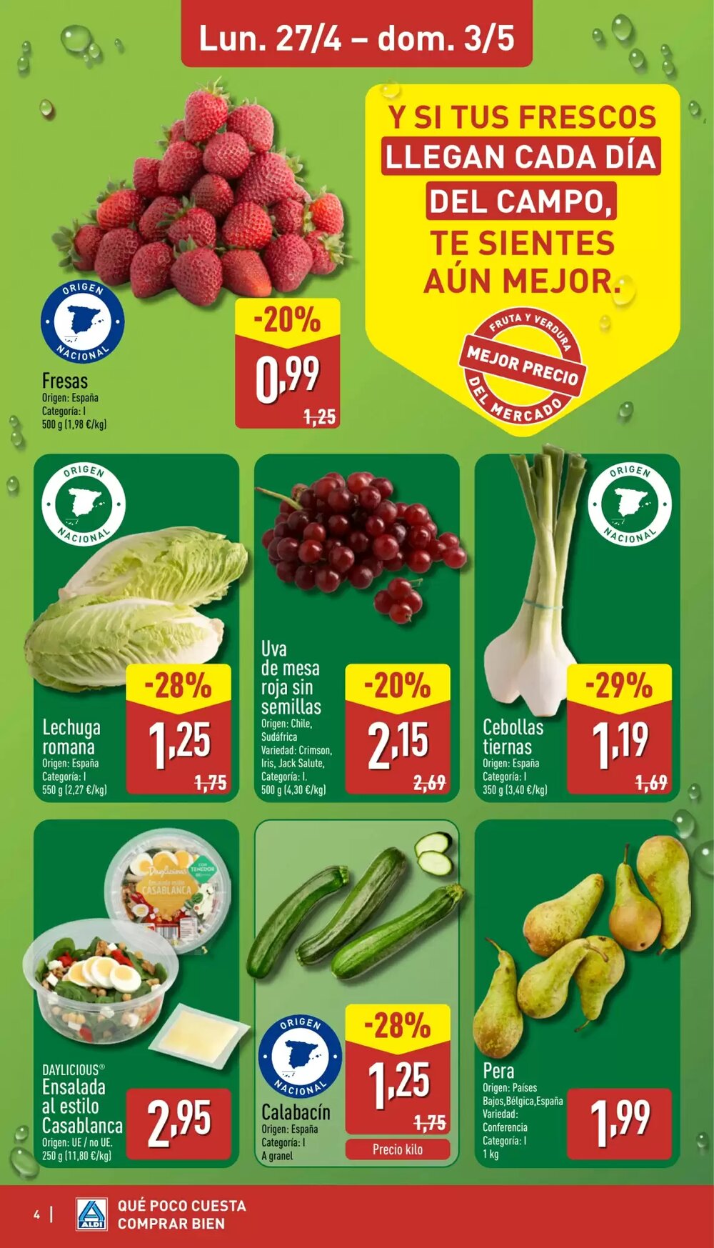 Folleto promocional de ALDI válido desde el 27/04/2026 - Página 4.