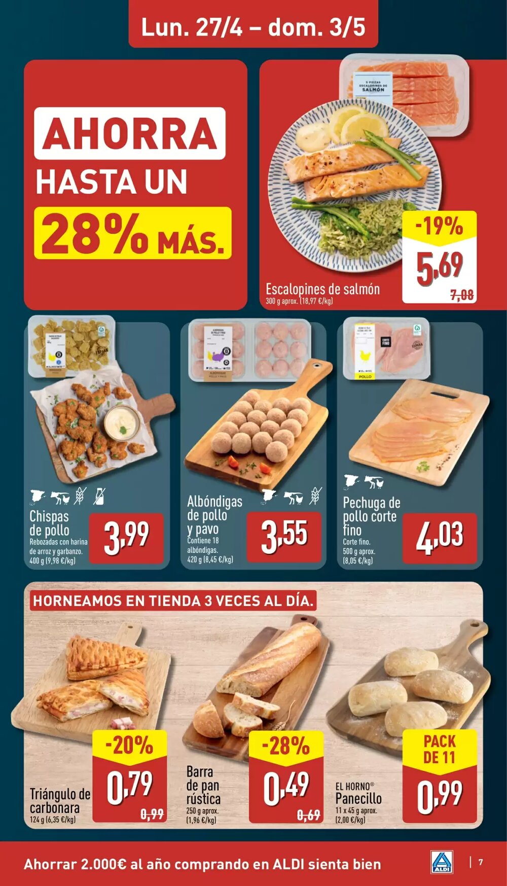 Folleto promocional de ALDI válido desde el 27/04/2026 - Página 7.