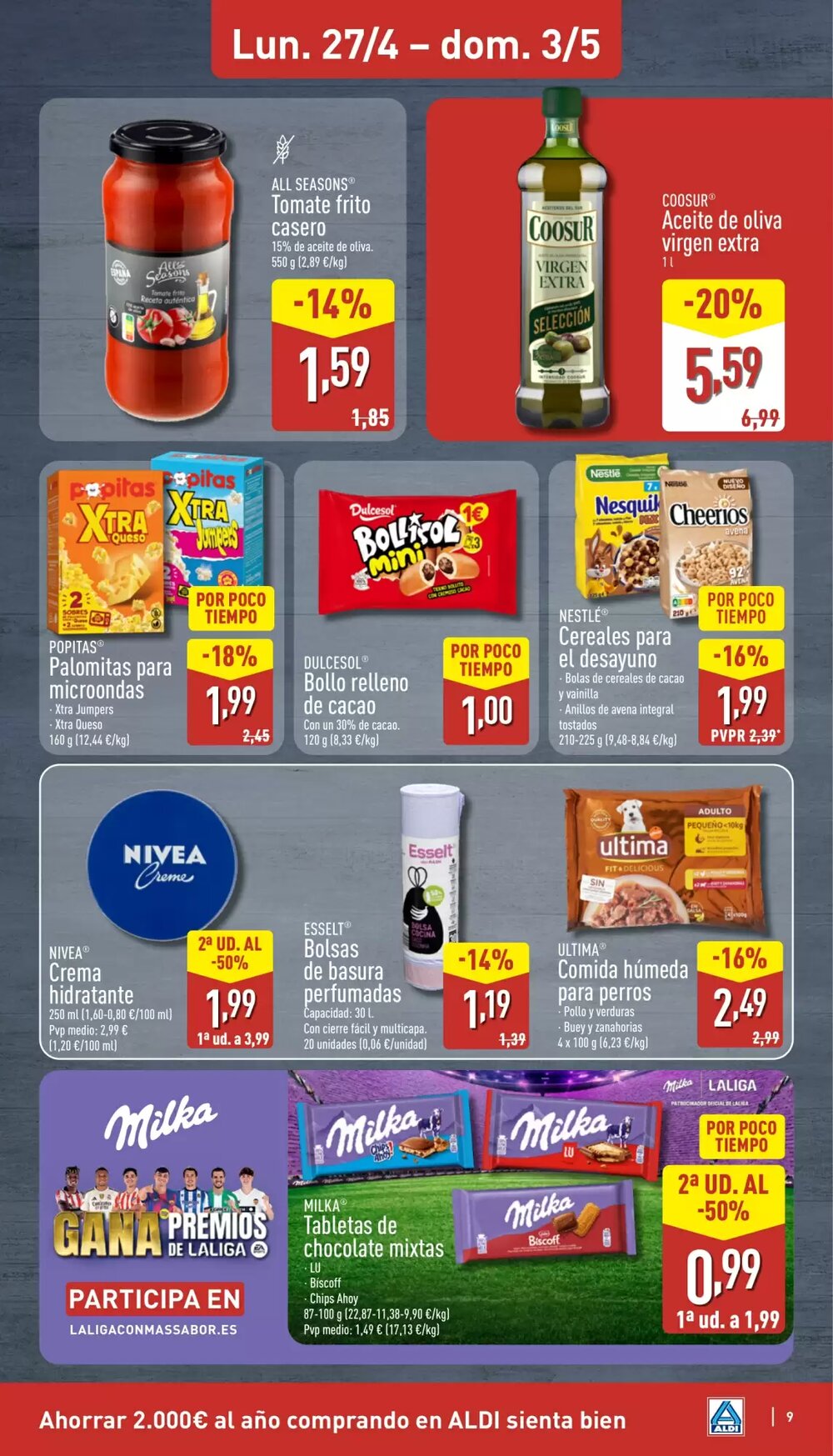 Folleto promocional de ALDI válido desde el 27/04/2026 - Página 9.