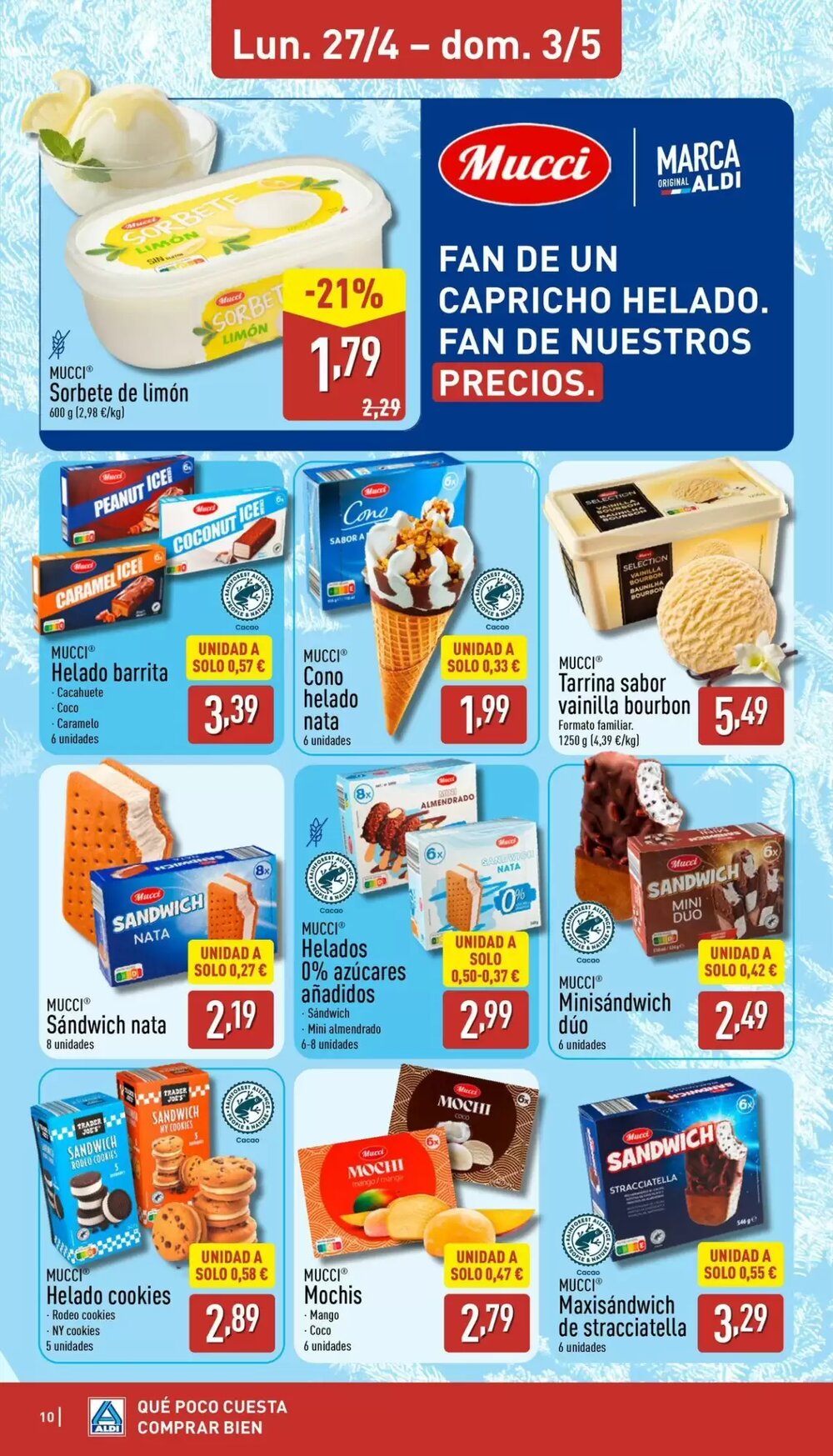Folleto promocional de ALDI válido desde el 27/04/2026 - Página 10.