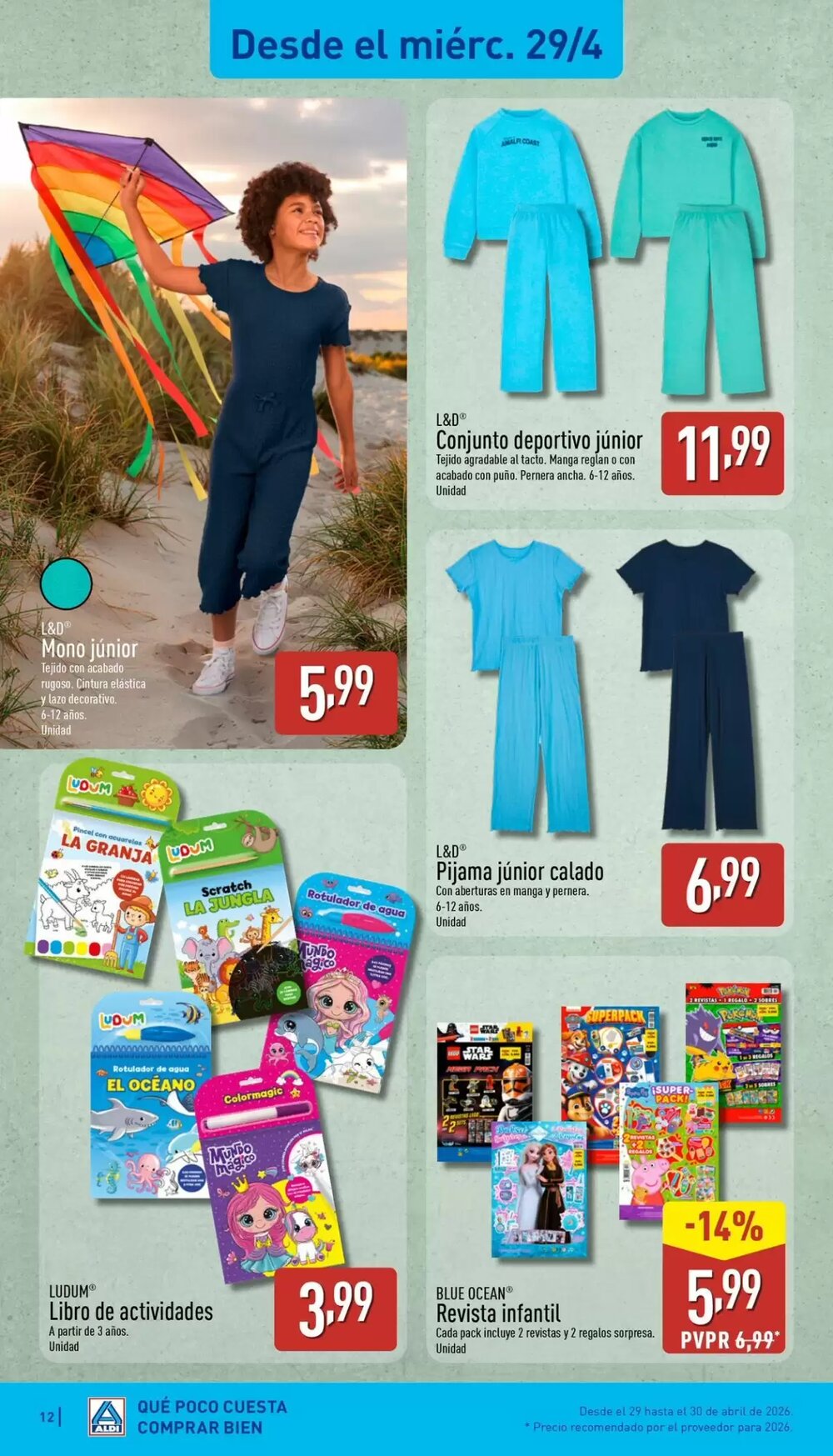 Folleto promocional de ALDI válido desde el 27/04/2026 - Página 12.