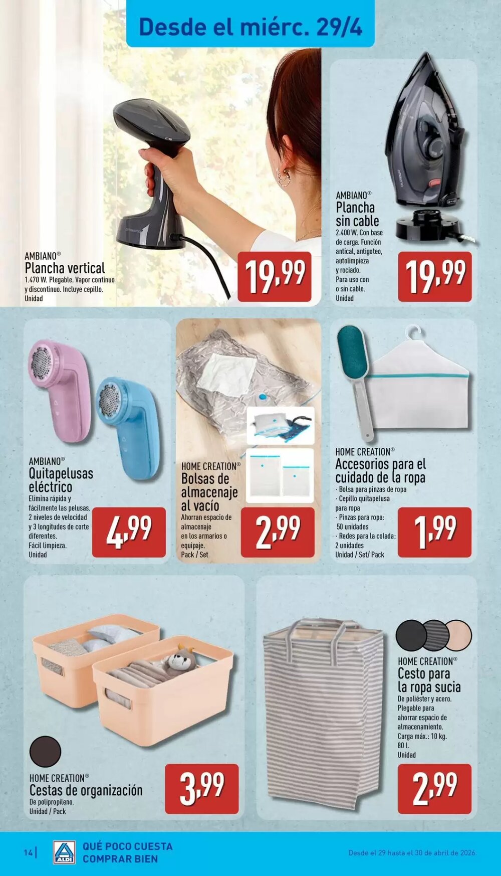 Folleto promocional de ALDI válido desde el 27/04/2026 - Página 14.