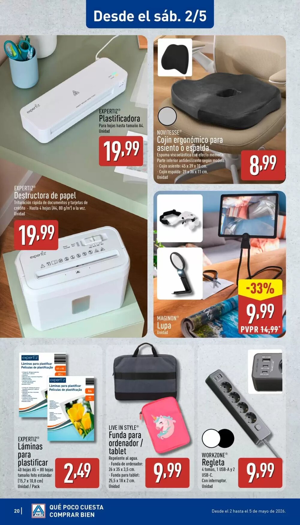 Folleto promocional de ALDI válido desde el 27/04/2026 - Página 20.