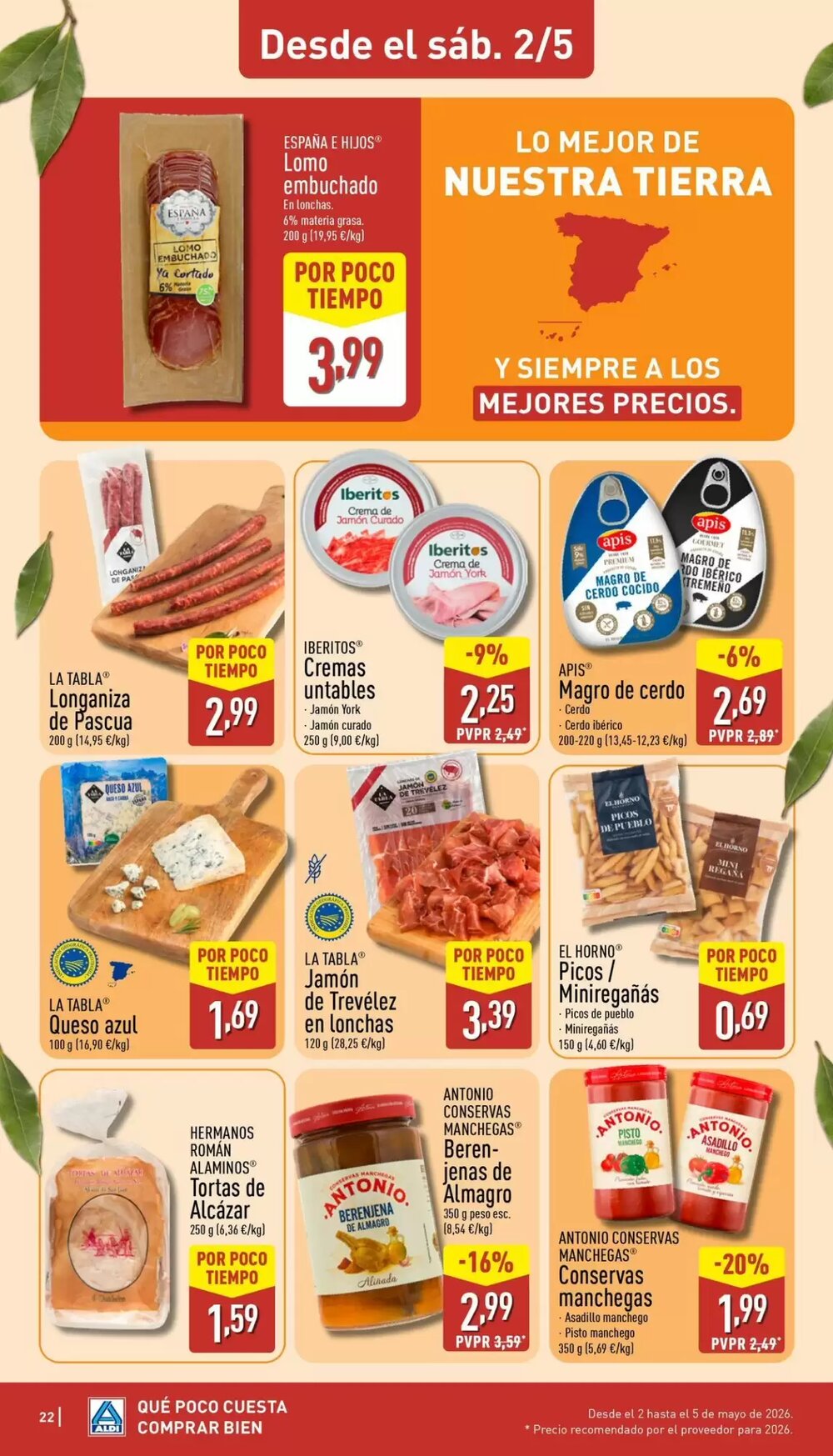 Folleto promocional de ALDI válido desde el 27/04/2026 - Página 22.