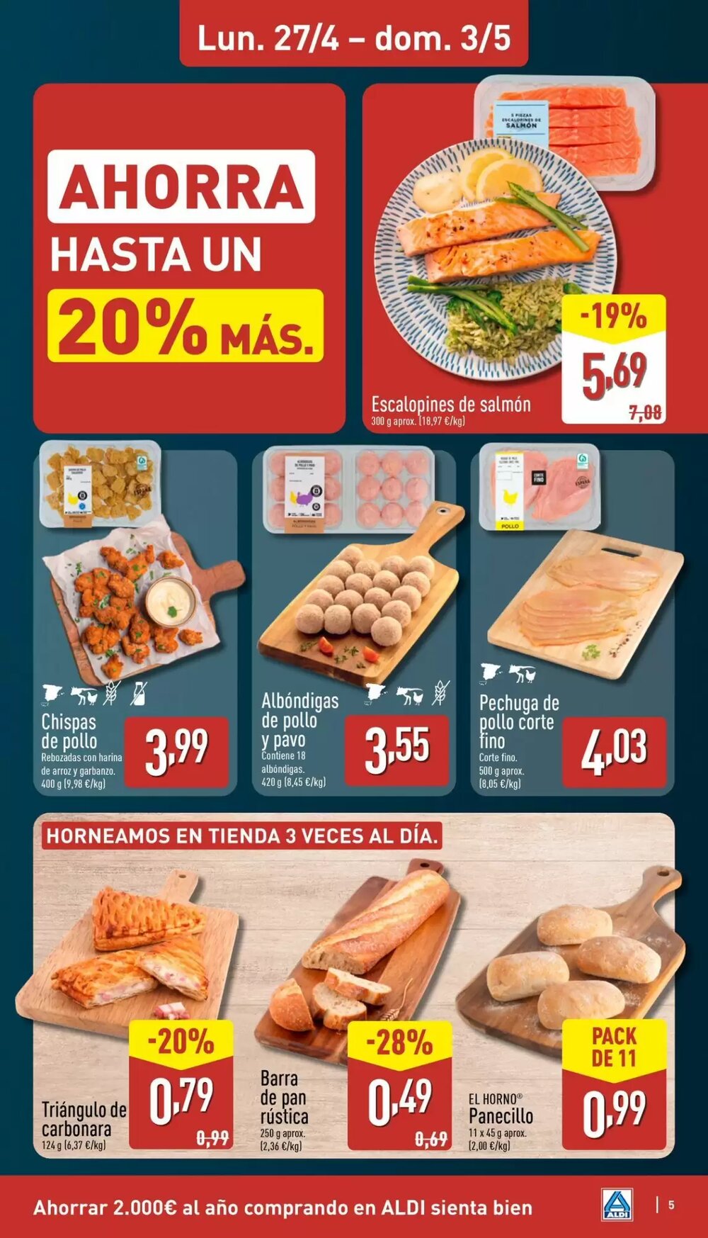 Folleto promocional de ALDI válido desde el 27/04/2026 - Página 5.