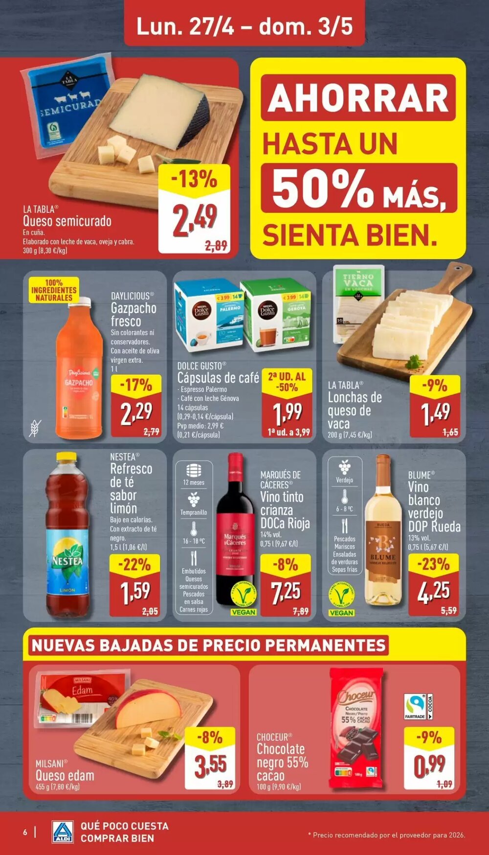 Folleto promocional de ALDI válido desde el 27/04/2026 - Página 6.