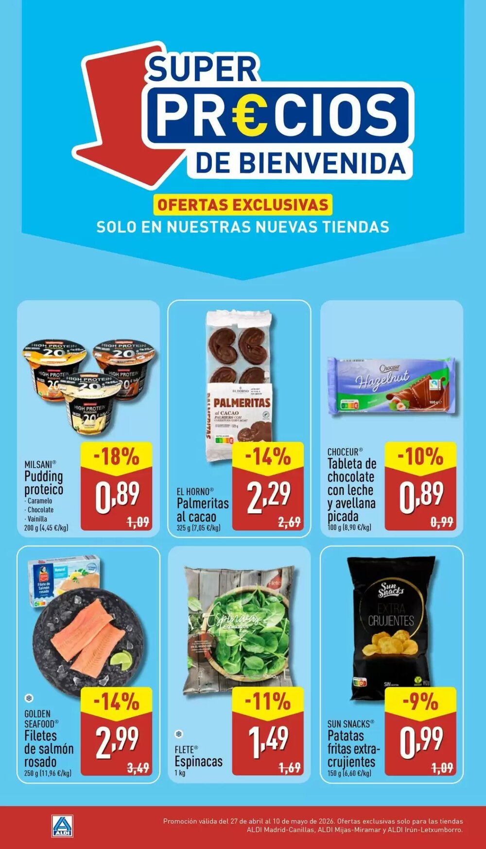 Folleto promocional de ALDI válido desde el 27/04/2026 - Página 1.