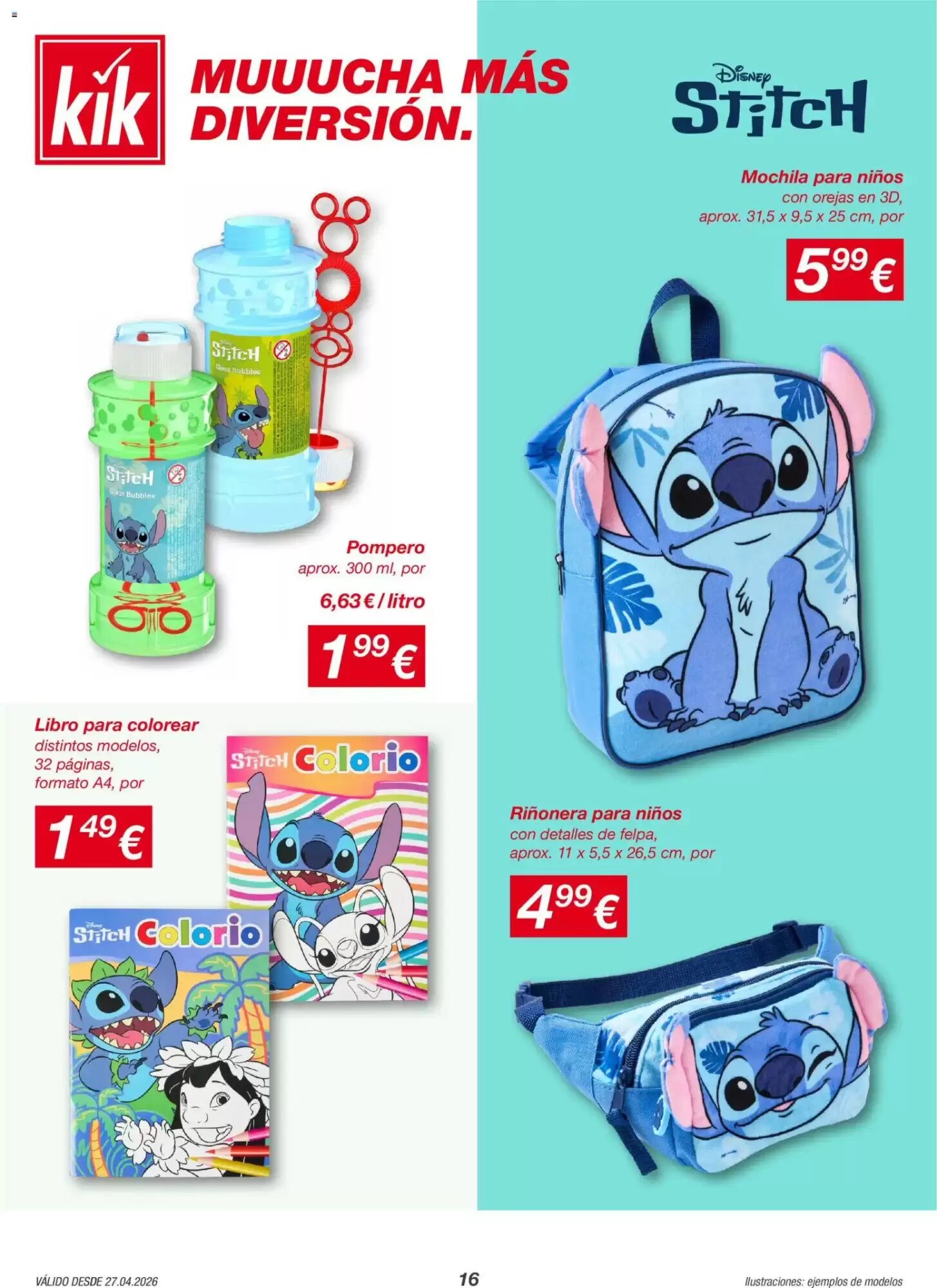 Folleto promocional de KIK válido desde el 27/04/2026 - Página 16.