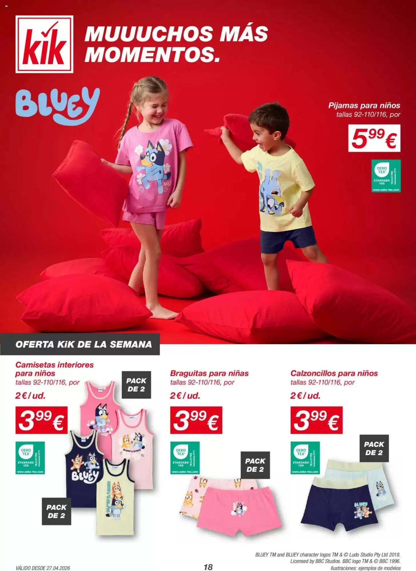 Folleto promocional de KIK válido desde el 27/04/2026 - Página 18.