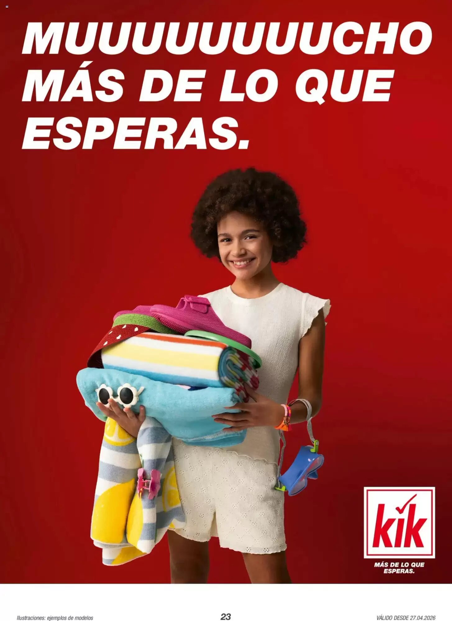 Folleto promocional de KIK válido desde el 27/04/2026 - Página 23.