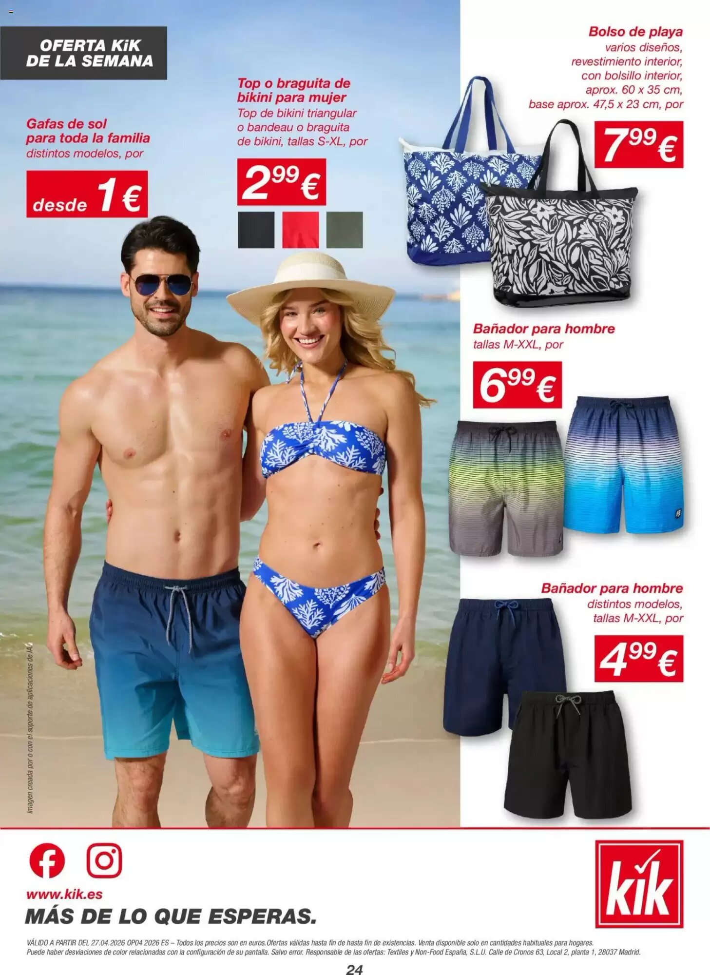 Folleto promocional de KIK válido desde el 27/04/2026 - Página 24.