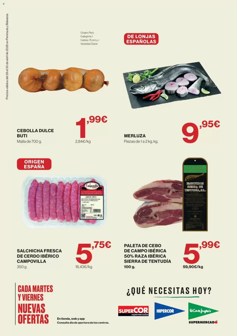 Folleto promocional de El Corte Inglés válido desde el 28/04/2026 - Página 2.