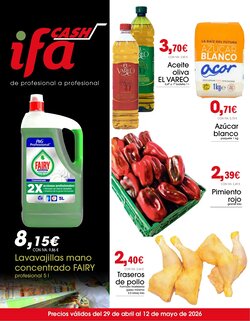 Folleto promocional de Cash Ifa válido desde el 29/04/2026