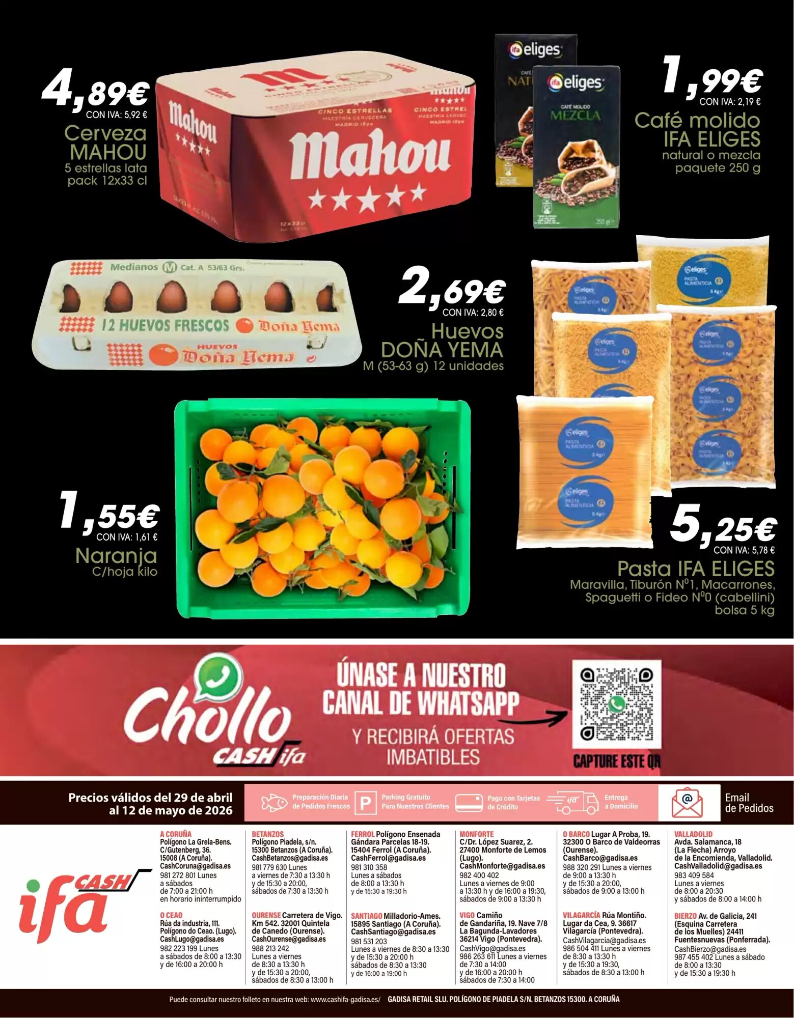 Folleto promocional de Cash Ifa válido desde el 29/04/2026 - Página 20.