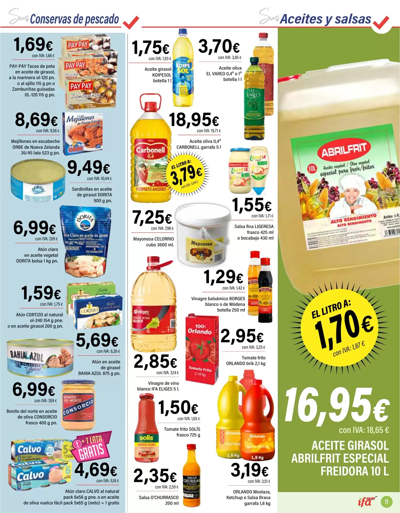 Folleto promocional de Cash Ifa válido desde el 29/04/2026 - Página 9.