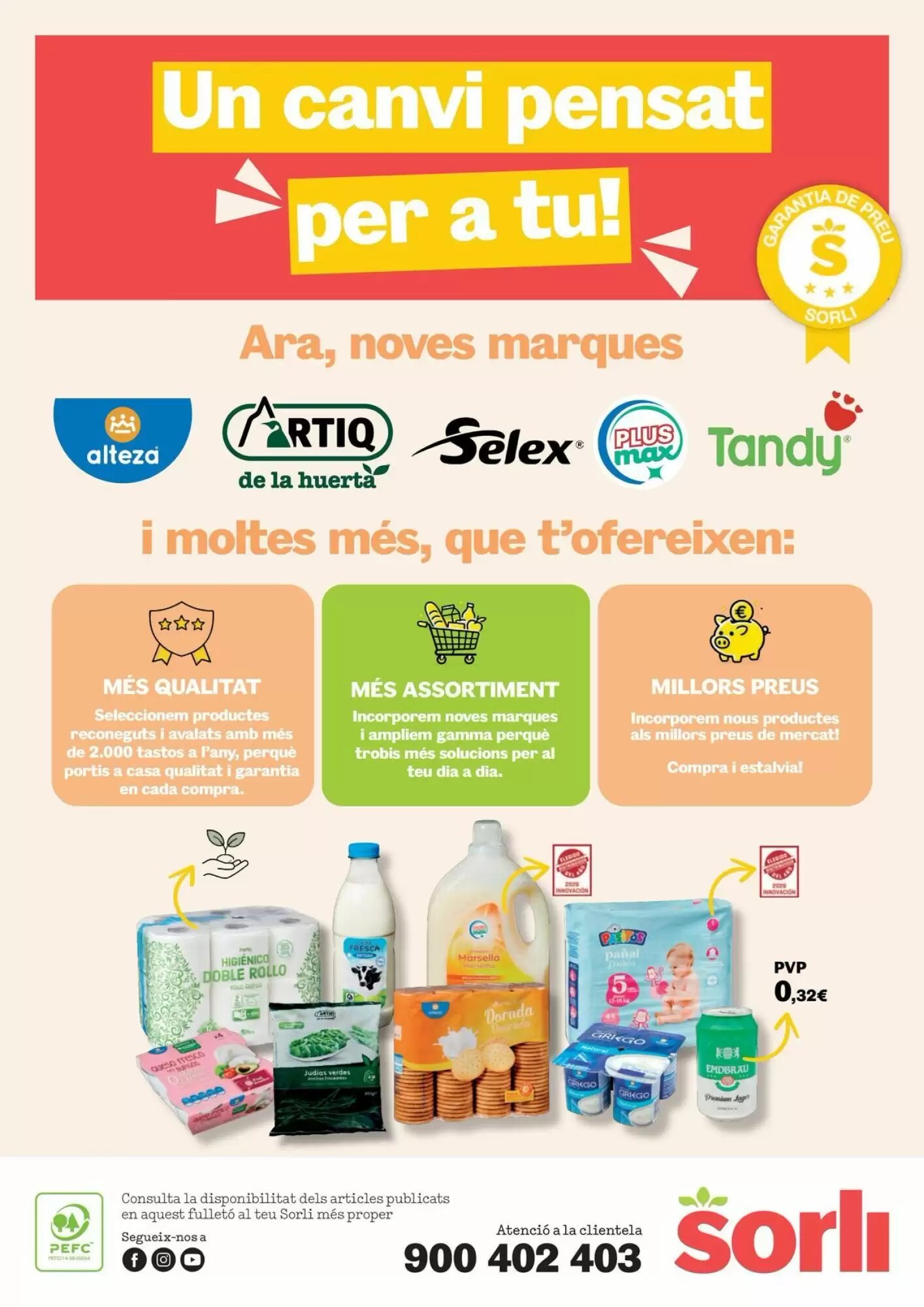 Folleto promocional de Sorli válido desde el 29/04/2026 - Página 40.