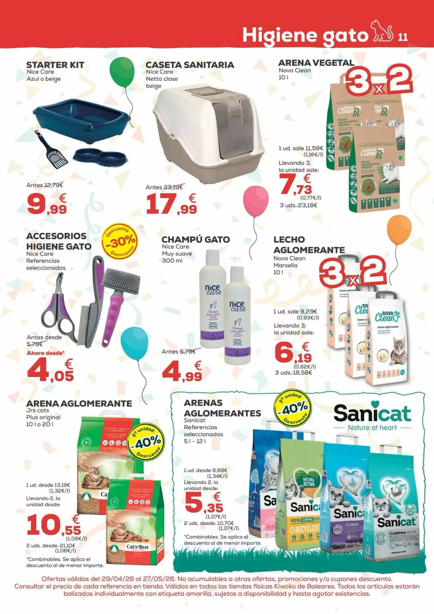 Folleto promocional de Kiwoko válido desde el 29/04/2026 - Página 11.