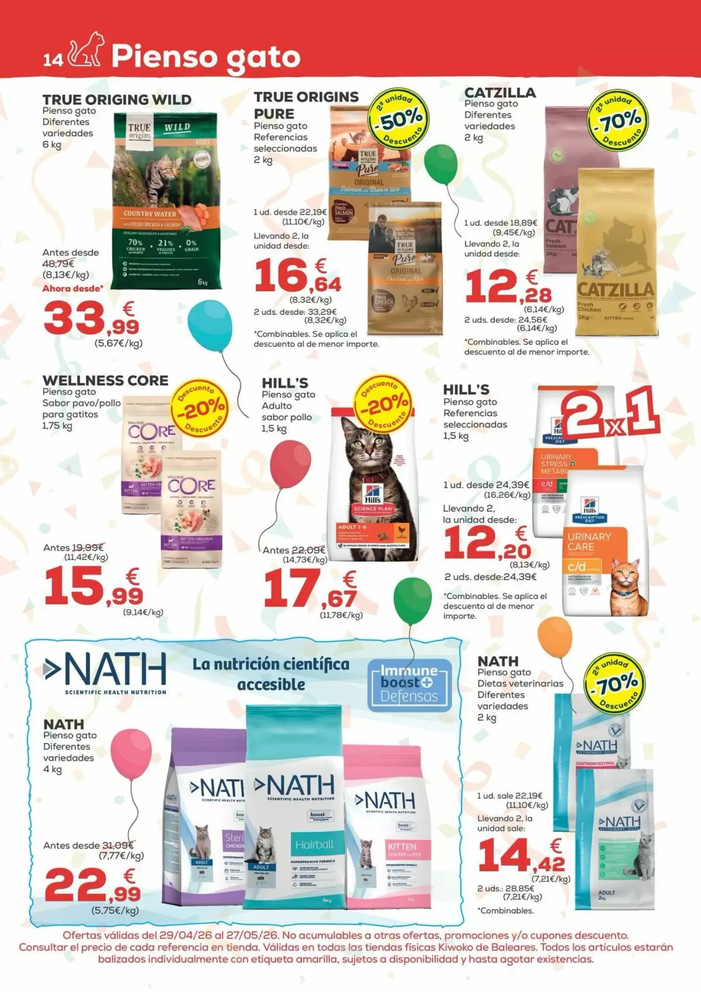 Folleto promocional de Kiwoko válido desde el 29/04/2026 - Página 14.