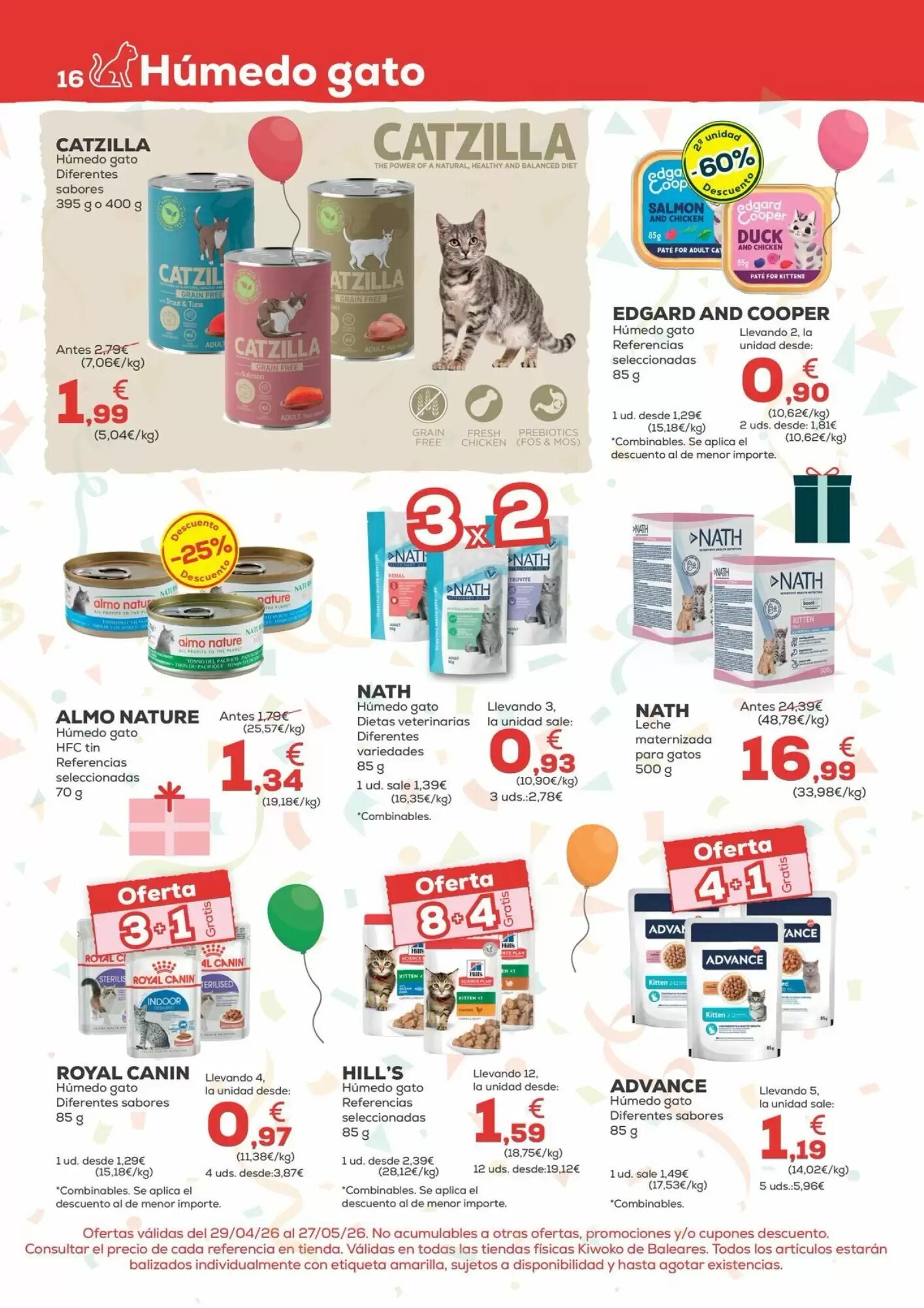 Folleto promocional de Kiwoko válido desde el 29/04/2026 - Página 16.