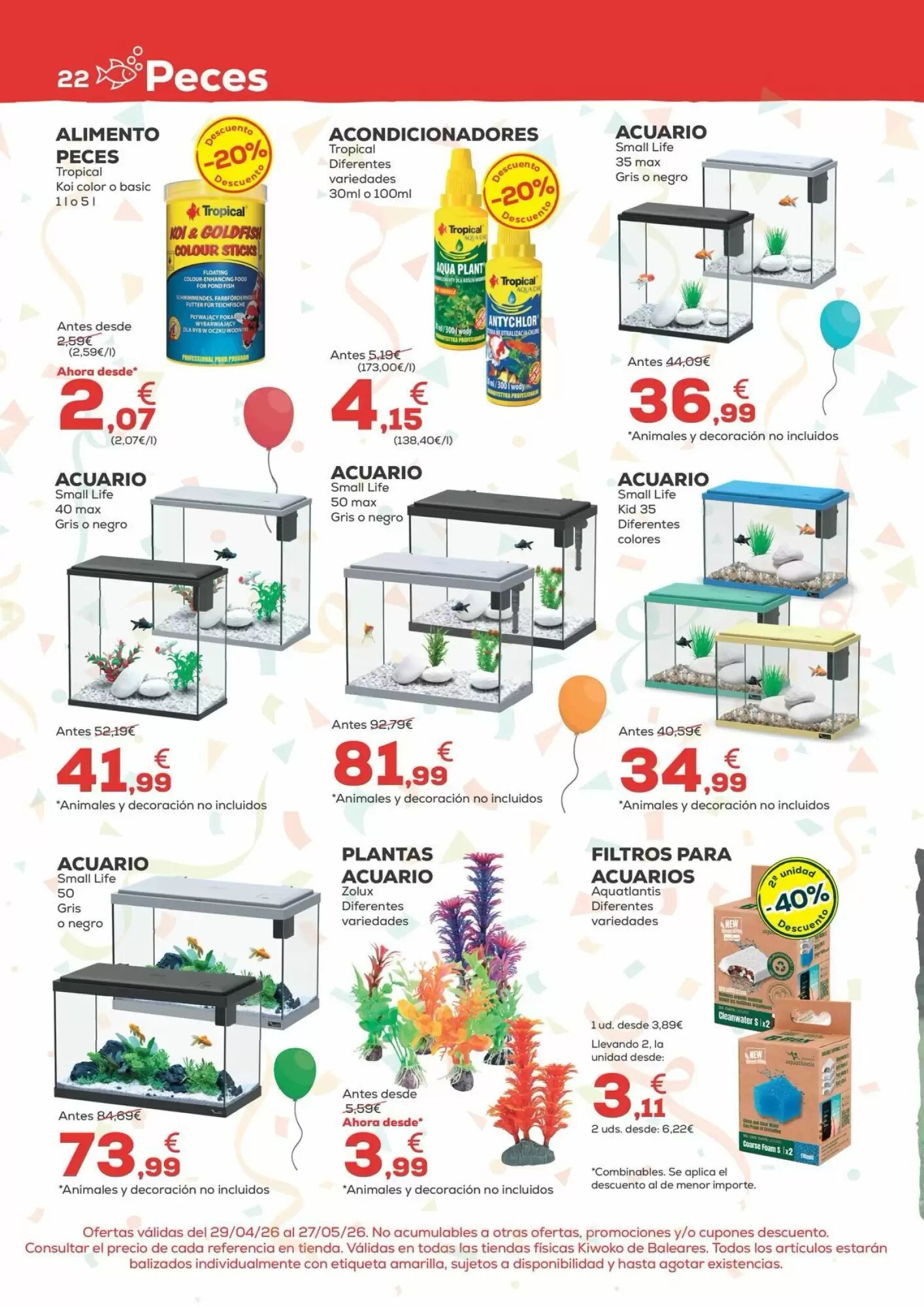 Folleto promocional de Kiwoko válido desde el 29/04/2026 - Página 22.