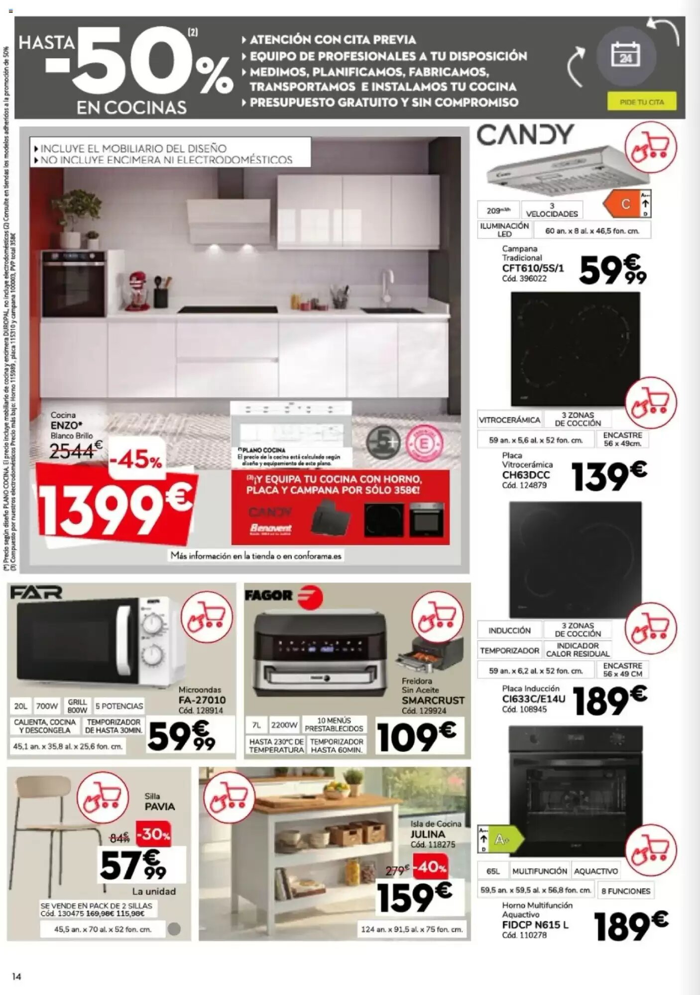 Folleto promocional de Conforama válido desde el 30/04/2026 - Página 14.